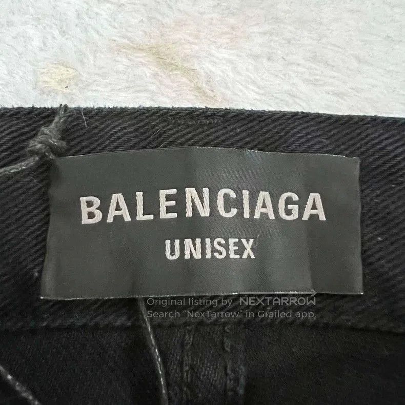 Balenciaga Balenciaga Black Distressed Denim Jeans. Size US 26 / EU 42 - 3 Thumbnail