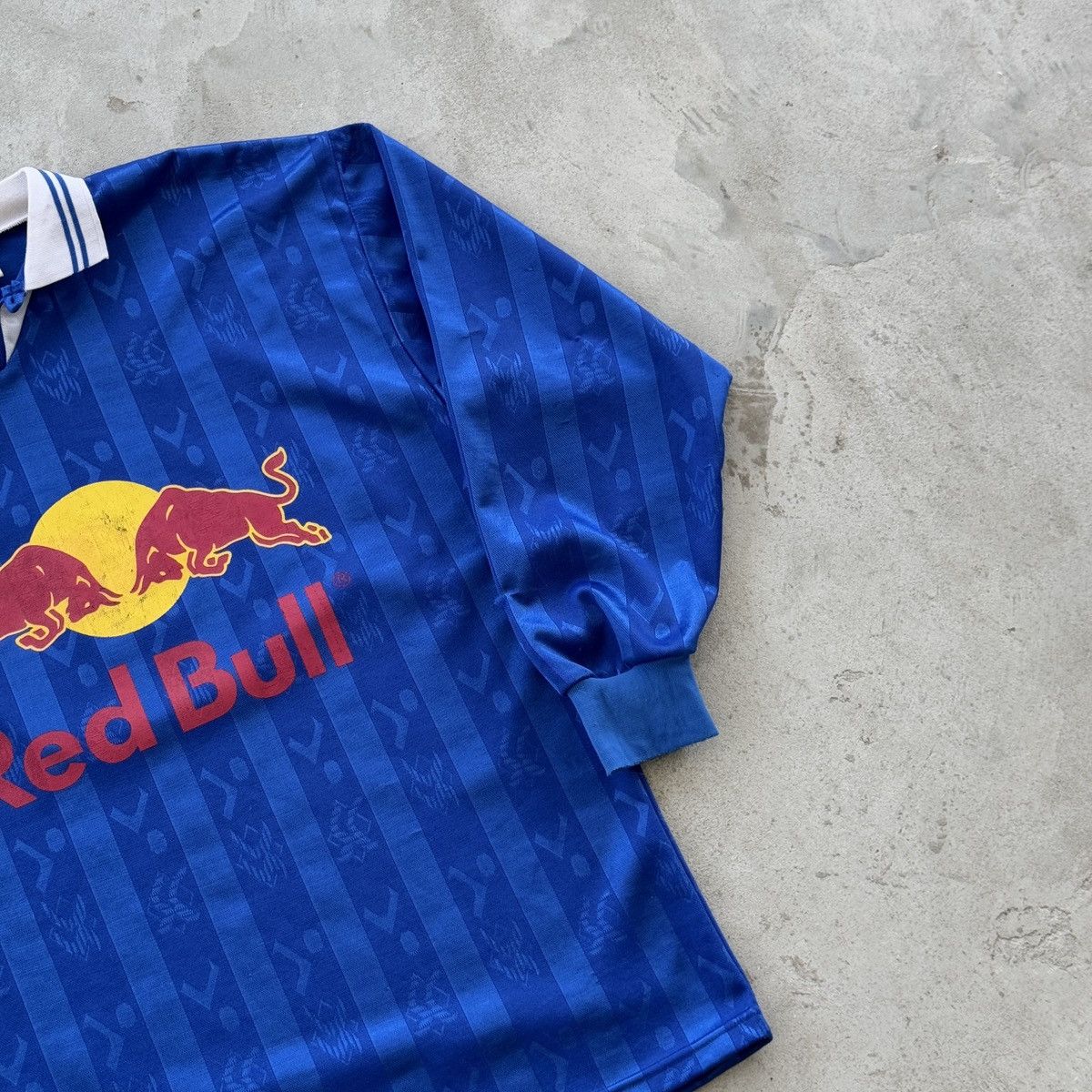Red Bull × Vintage Vintage 90s Red Bull Longsleeve Jersey Wolfisch Size XL Size US XL / EU 56 / 4 - 2 Thumbnail