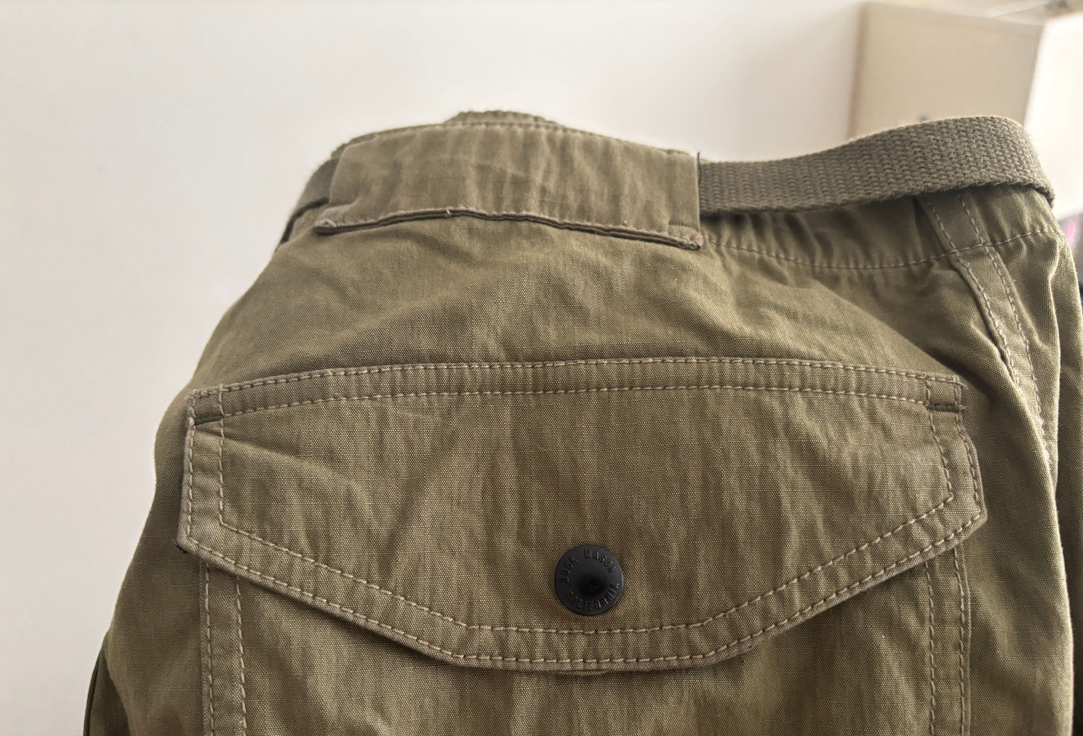 Buck Mason $215 Olive Green Ripstop Belted Fatigue Pants- 31-32 x29 Size US 32 / EU 48 - 10 Thumbnail