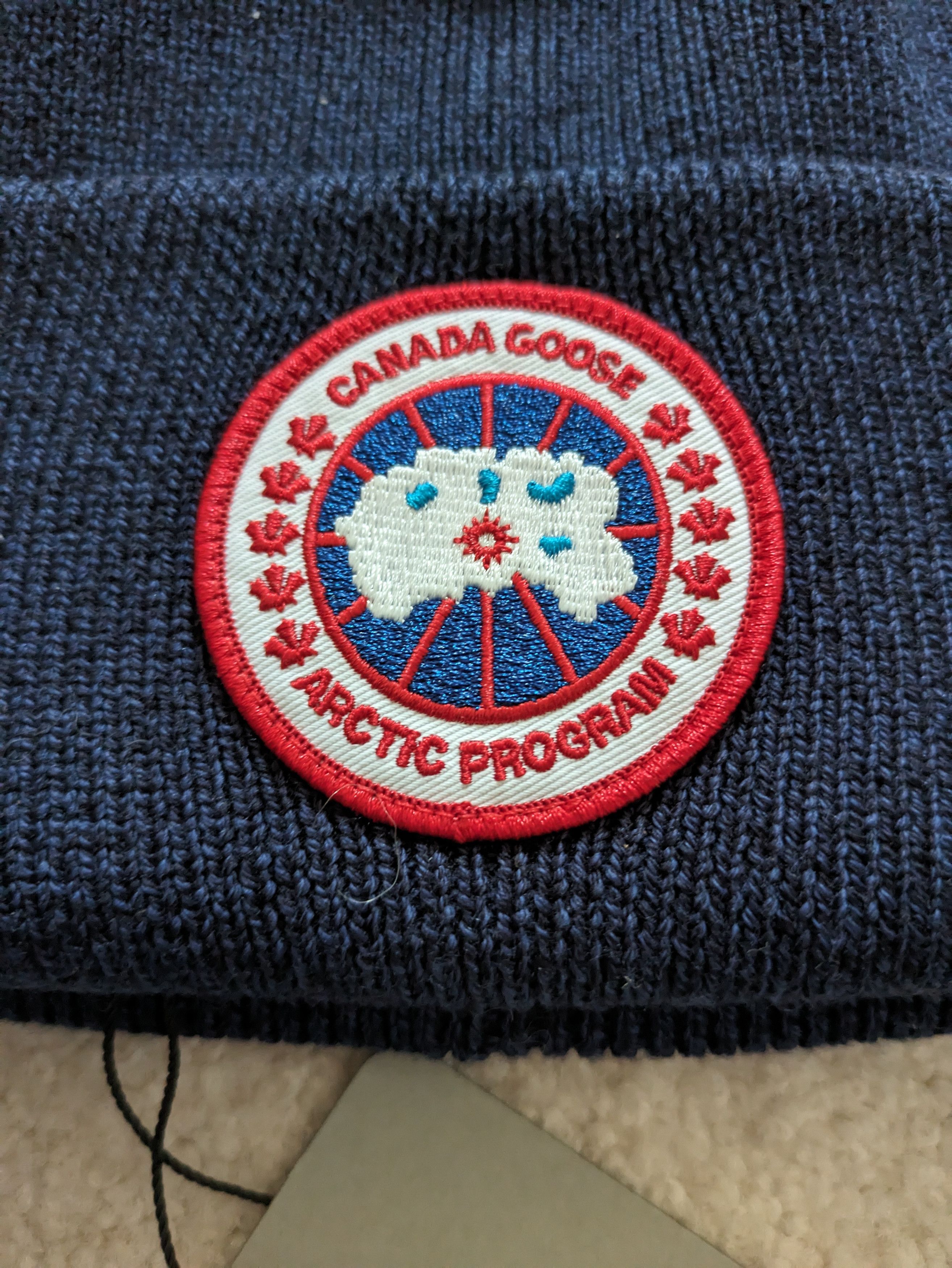 Canada Goose Arctic Toque - Merino Wool Beanie, Navy Heather Size ONE SIZE - 4 Thumbnail