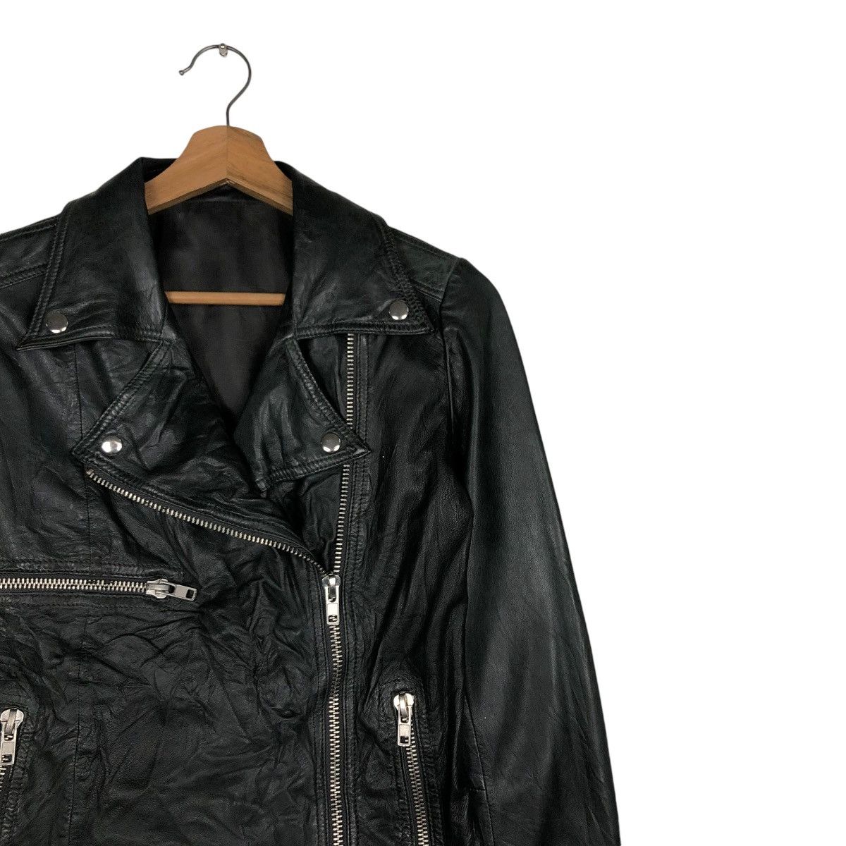 Seditionaries 🔥VINTAGE DOUBLE COLLAR LEATHE JACKET SWORD 14th ADDICTION Size US M / EU 48-50 / 2 - 8 Thumbnail