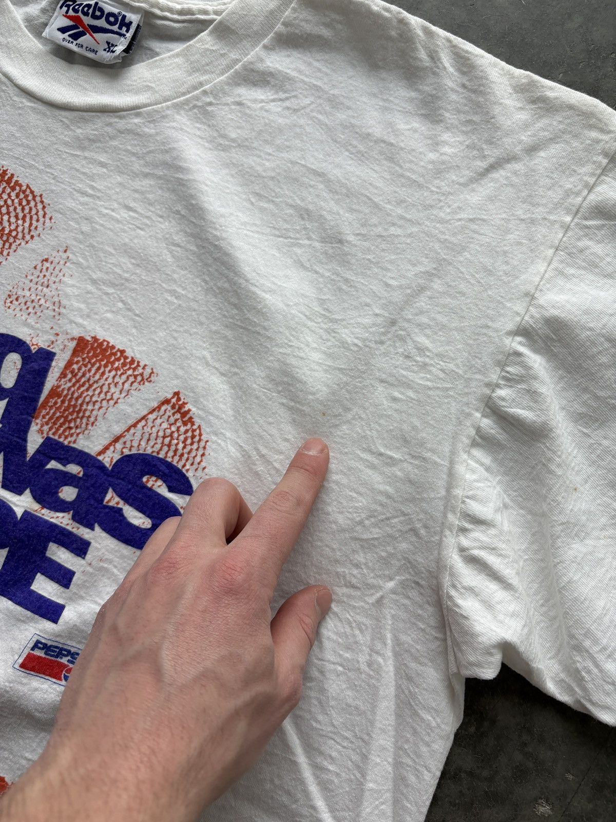 Reebok Vintage 90s Shaq Pepsi Promo Tee Size US XL / EU 56 / 4 - 7 Thumbnail