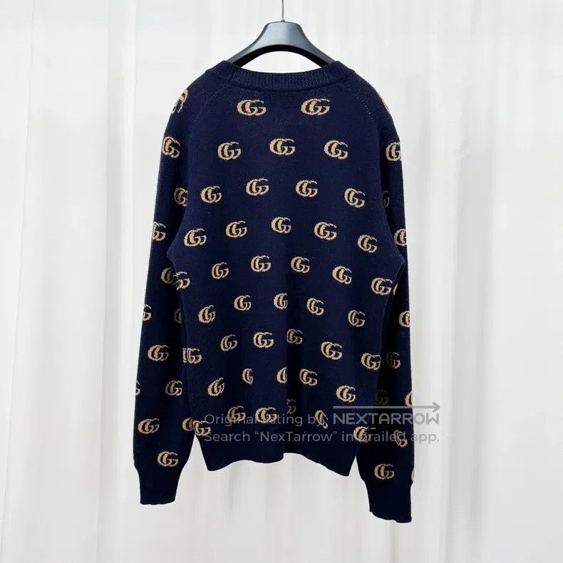 Gucci Gucci Double G old flower full-print embroidered cardigan Size M / US 6-8 / IT 42-44 - 2 Thumbnail