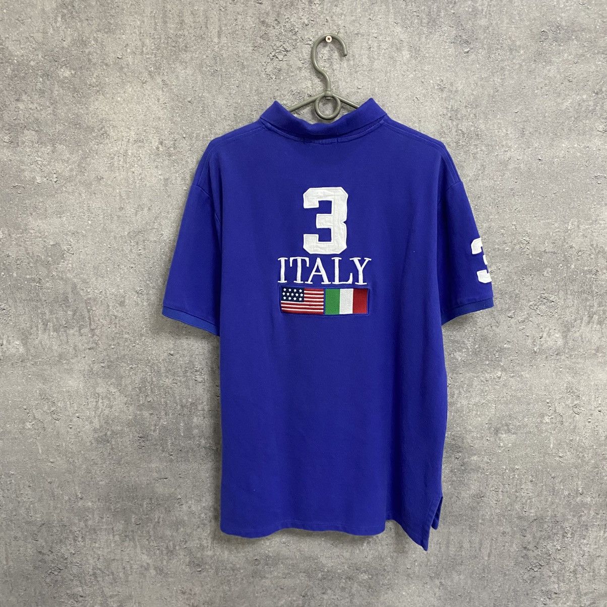 Polo Ralph Lauren Vintage Polo T-Shirt Polo Ralph Lauren Italy PRL #3 Big Logo Size US L / EU 52-54 / 3 - 2 Thumbnail