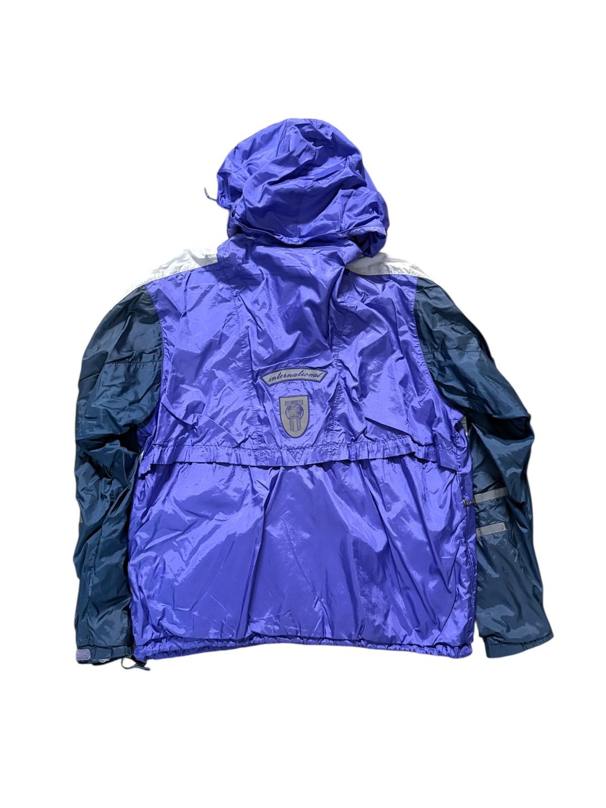 Nike 80’s Nike International Detachable Hood Windbreaker Size US M / EU 48-50 / 2 - 2 Thumbnail