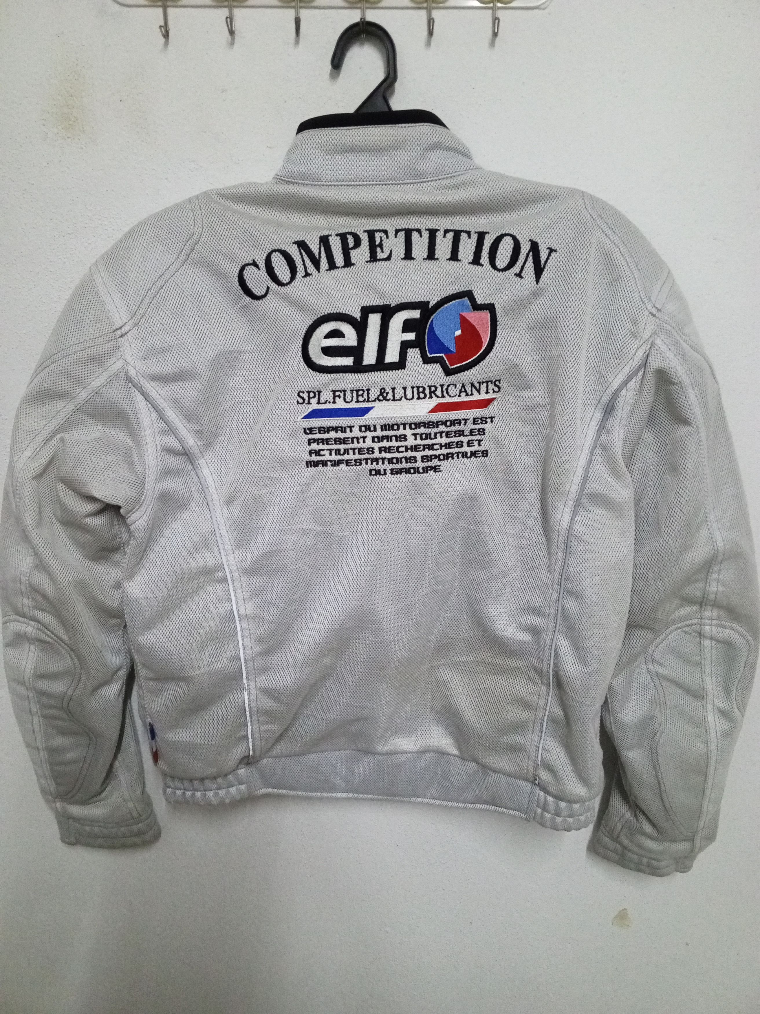 Vintage EIF MOTO SPORT JACKET WHITE/GRAY Size US L / EU 52-54 / 3 - 1 Thumbnail