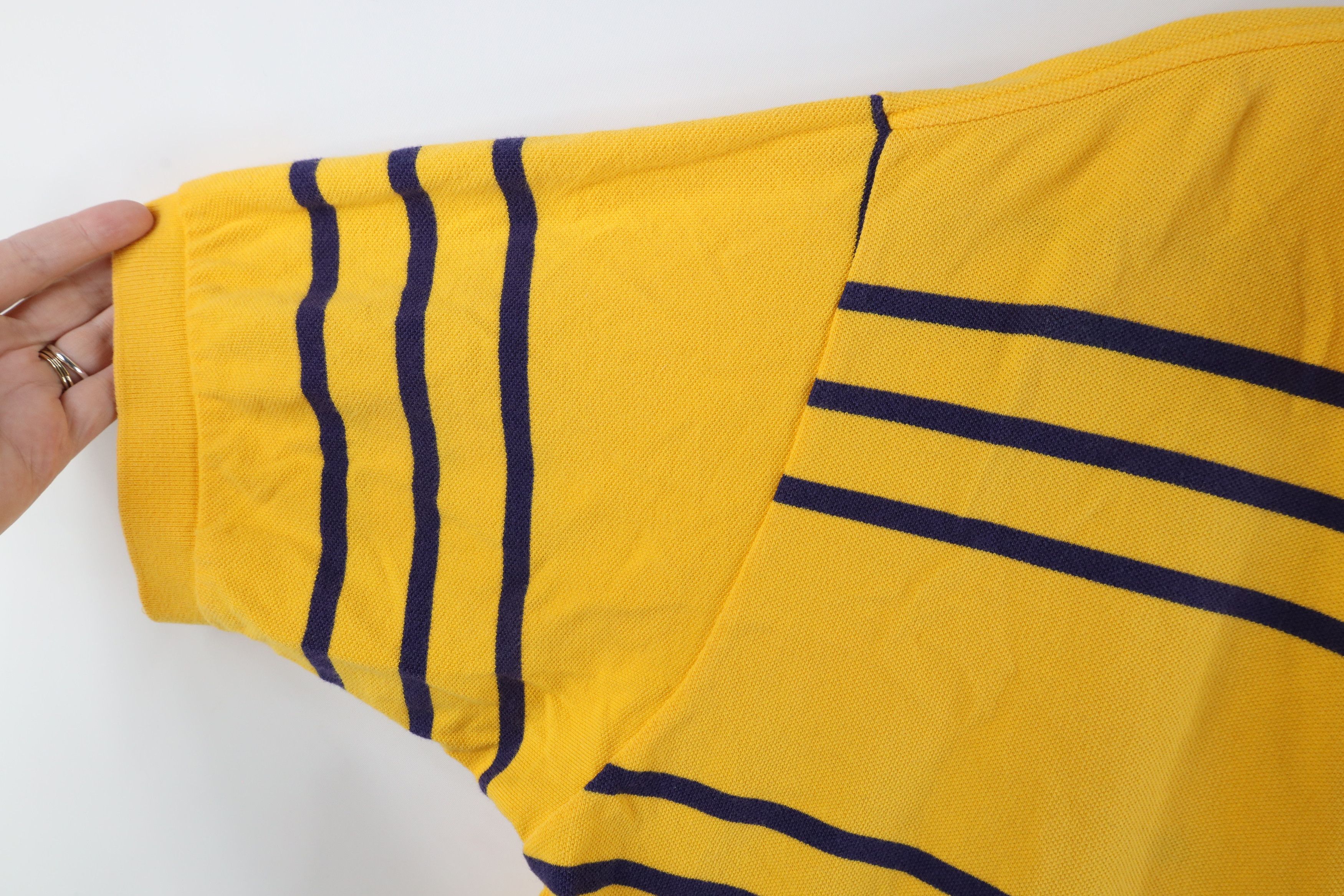Ralph Lauren × Vintage Vintage 90s Ralph Lauren Cotton Striped Collared Polo Shirt Size US XL / EU 56 / 4 - 5 Thumbnail