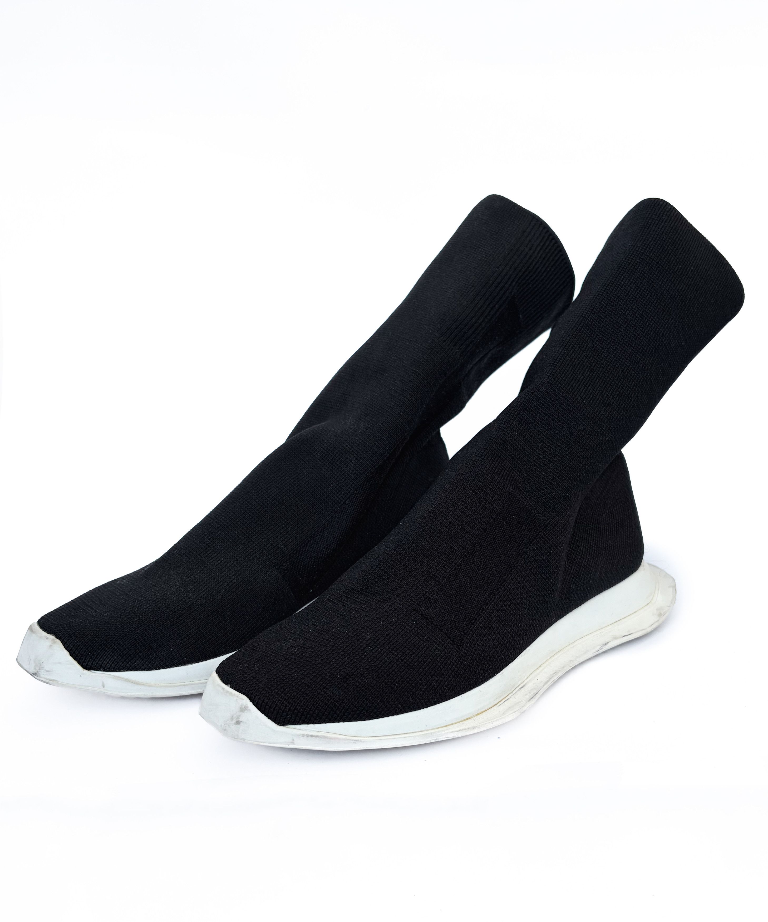 Rick Owens 🔴 RICK OWENS Runner Stretch Sock DRKSHDW 37 Black Size US 7 / IT 37 - 2 Thumbnail