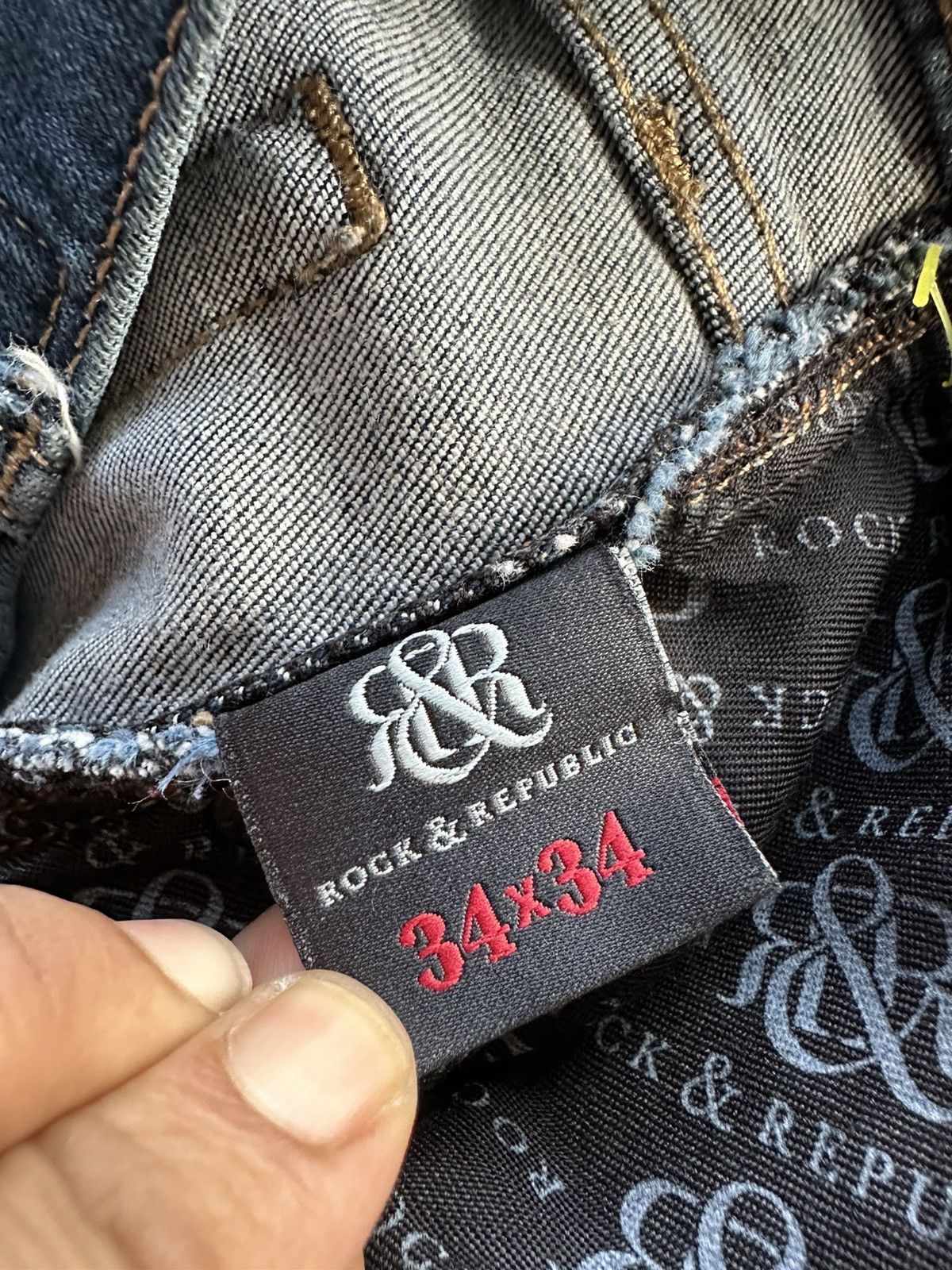 Japanese Brand × Rock & Republic Rock & Republic Stretchable Washed Denim D478 Size US 32 / EU 48 - 16 Thumbnail