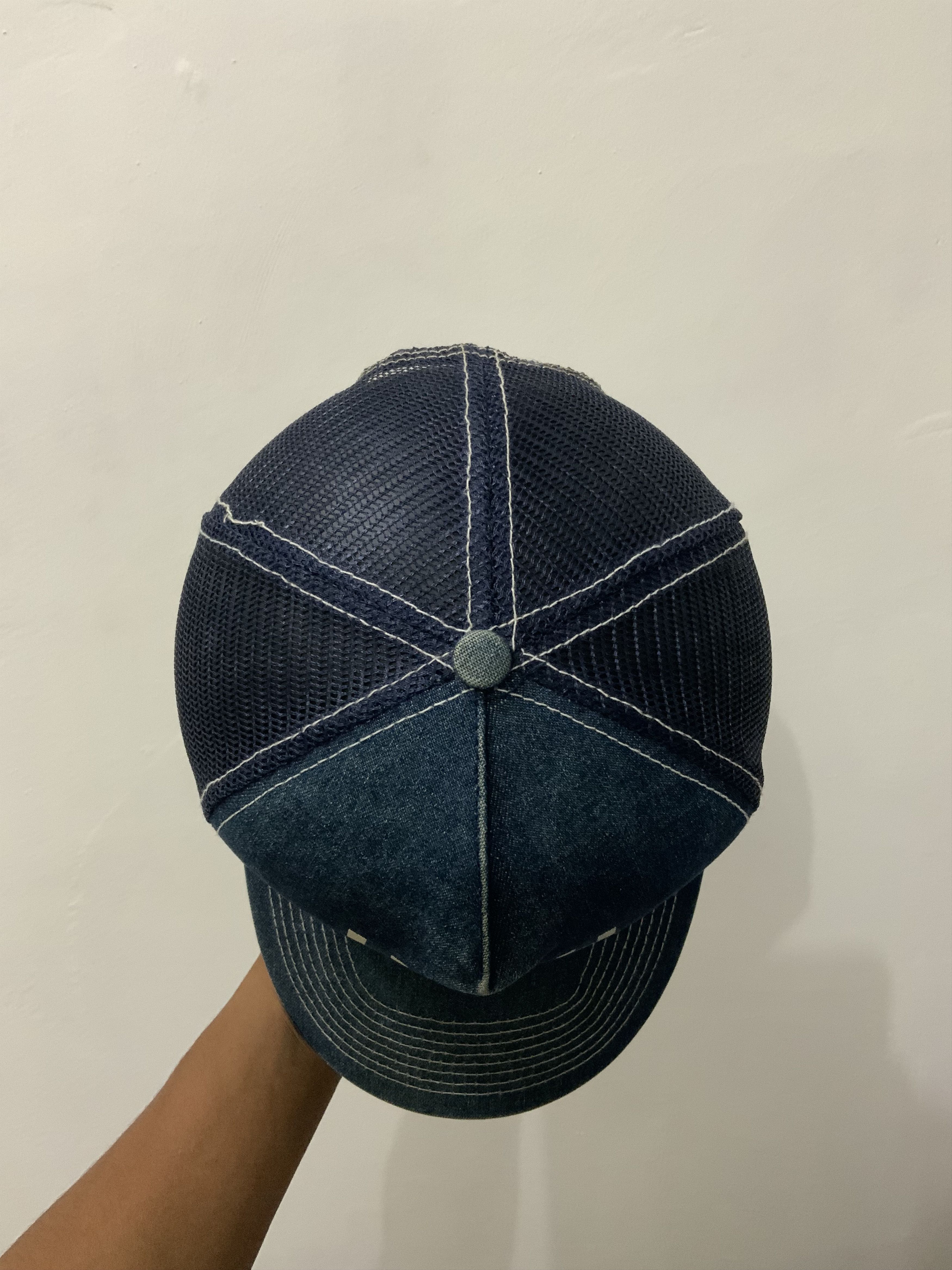 If Six Was Nine UOH Wrestling 66-14 Denime Trucker Hat Size ONE SIZE - 7 Thumbnail