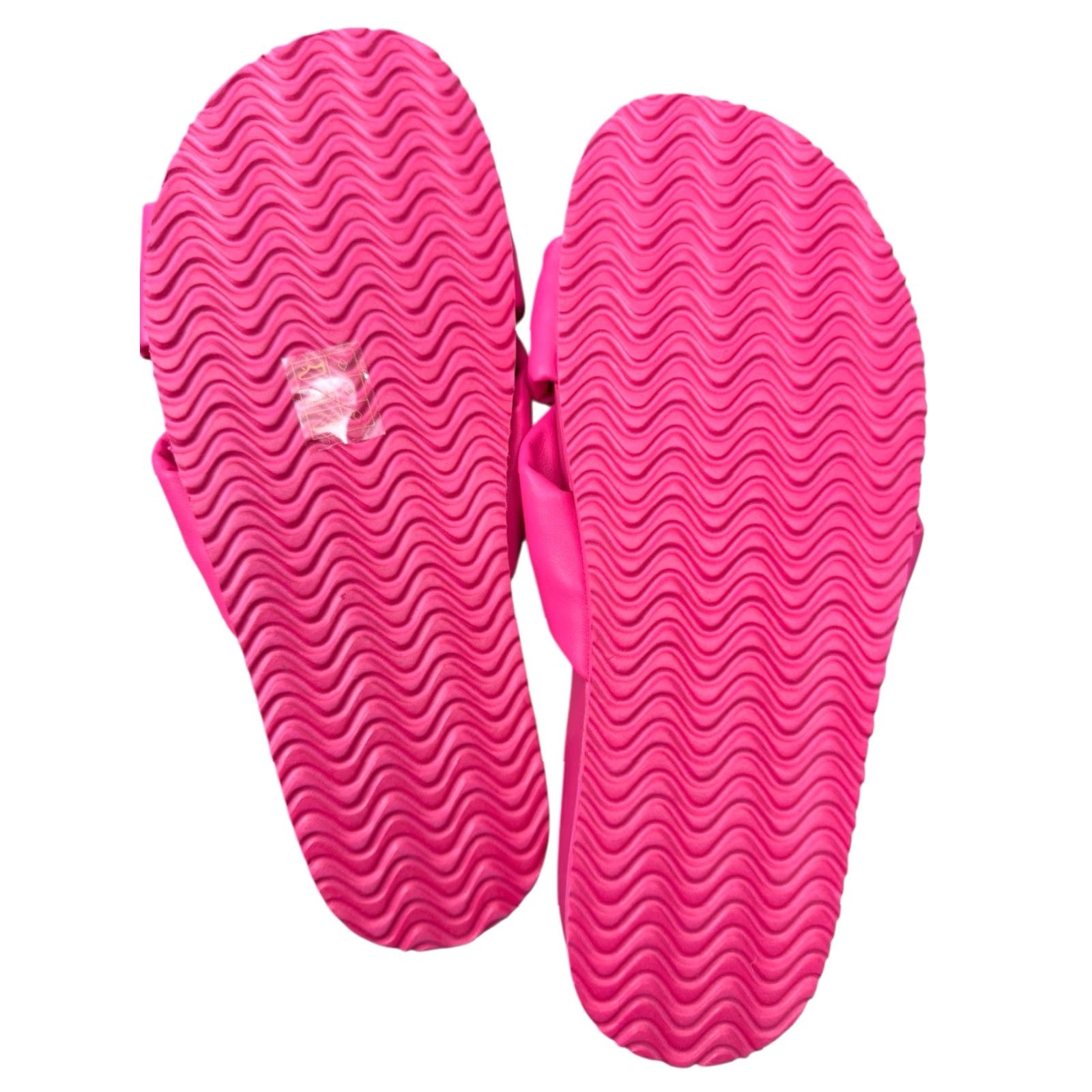 J.Crew J. Crew Women's Sandal Cross-Strap Pool Slides Size 8 Medium Bright Pink NWT Flashback Slidez? Size US 8 / IT 38 - 5 Thumbnail