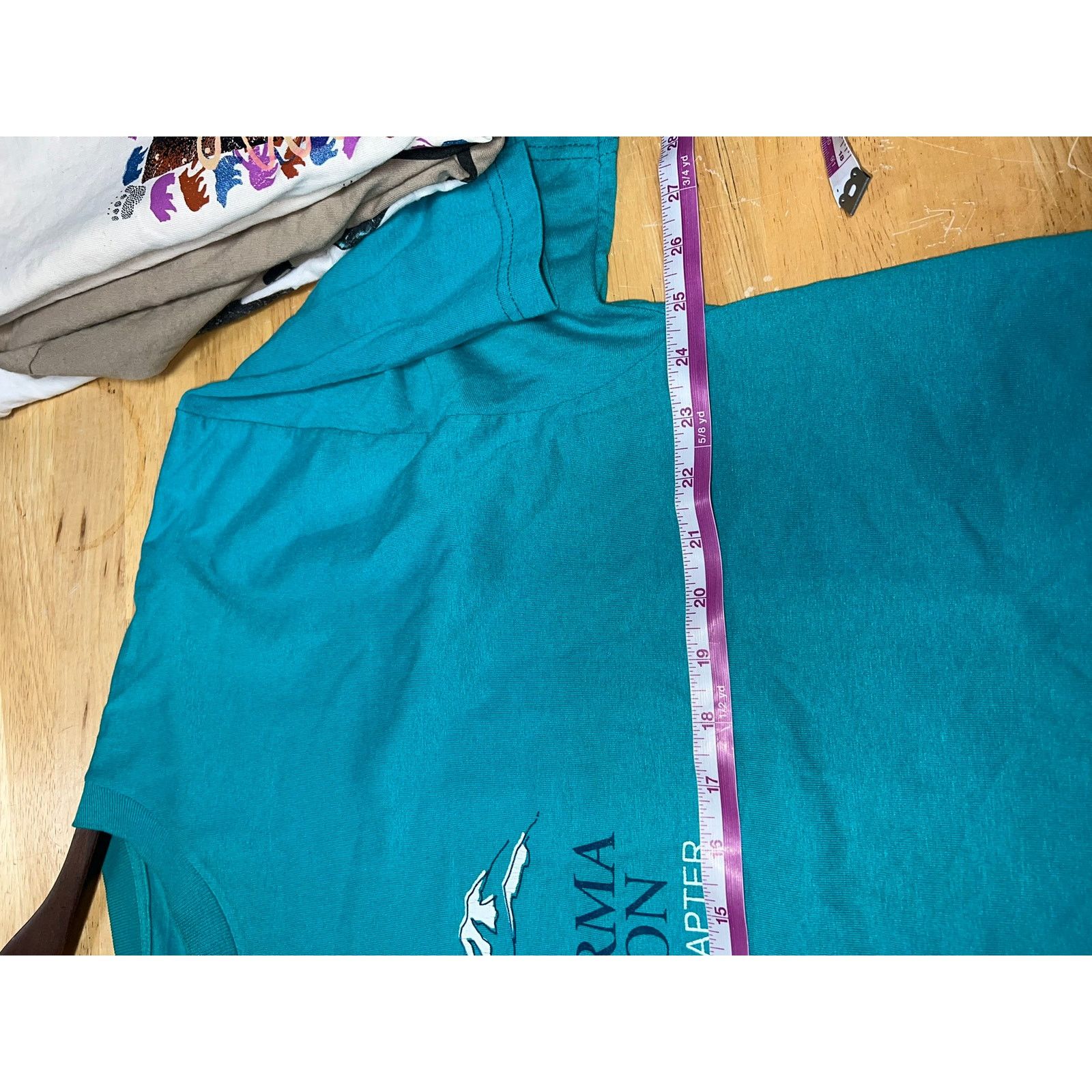 Fruit Of The Loom Vintage Rocky Mountain Shirt Scleroderma Teal Tee 2XL XXL Size US XXL / EU 58 / 5 - 7 Thumbnail