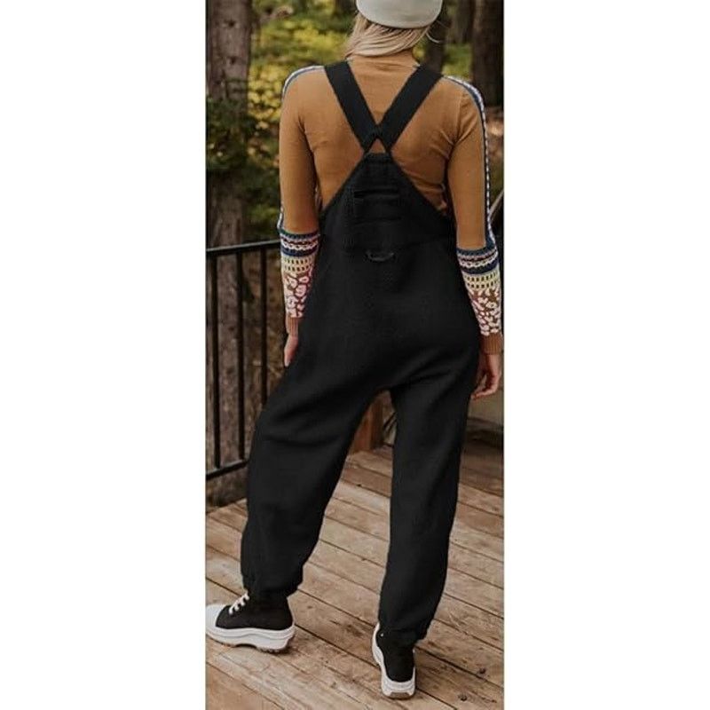 Other utcoco Womens Fuzzy Fleece Overall Jumpsuits Casual Loose Size 28" / US 6 / IT 42 - 4 Thumbnail