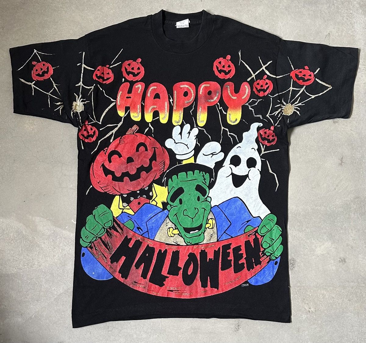 Vintage VINTAGE FREEZE HAPPY HELLOWEN 1996 TEE Size US M / EU 48-50 / 2 - 1 Thumbnail
