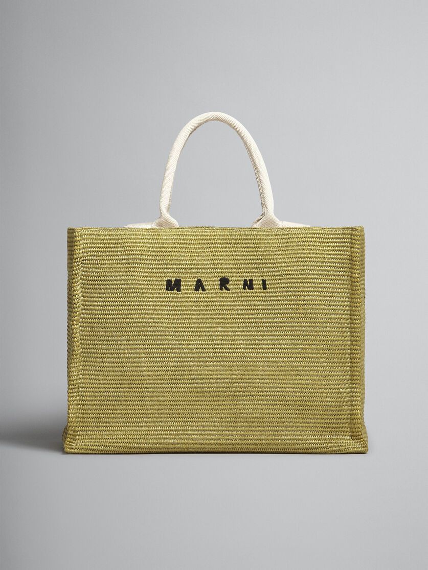 Marni o1srvl11e0624 Tote Bag in Green Size ONE SIZE - 1 Thumbnail