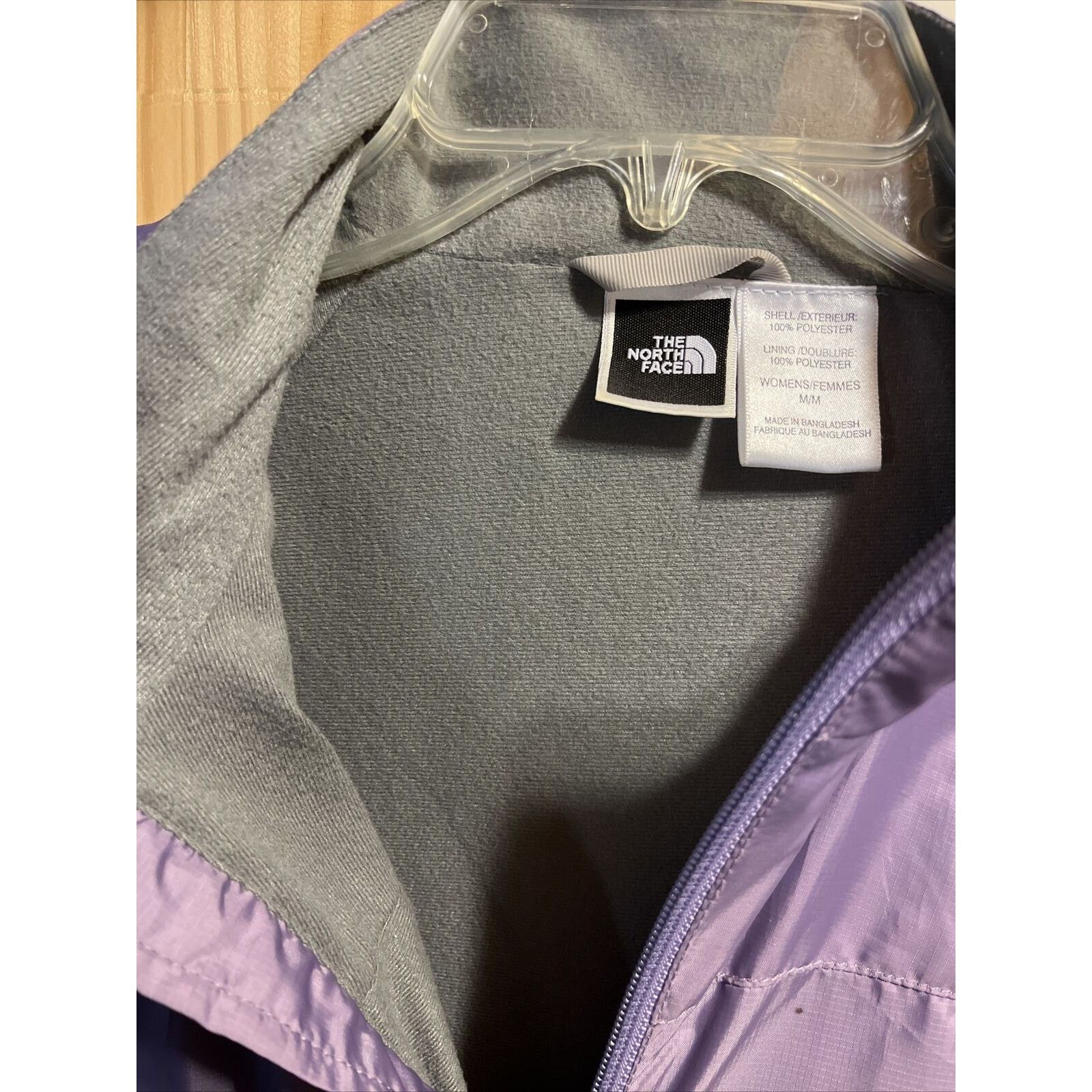 The North Face The North Face Womens M Purple Polyester Windbreaker Jacket Size M / US 6-8 / IT 42-44 - 9 Thumbnail