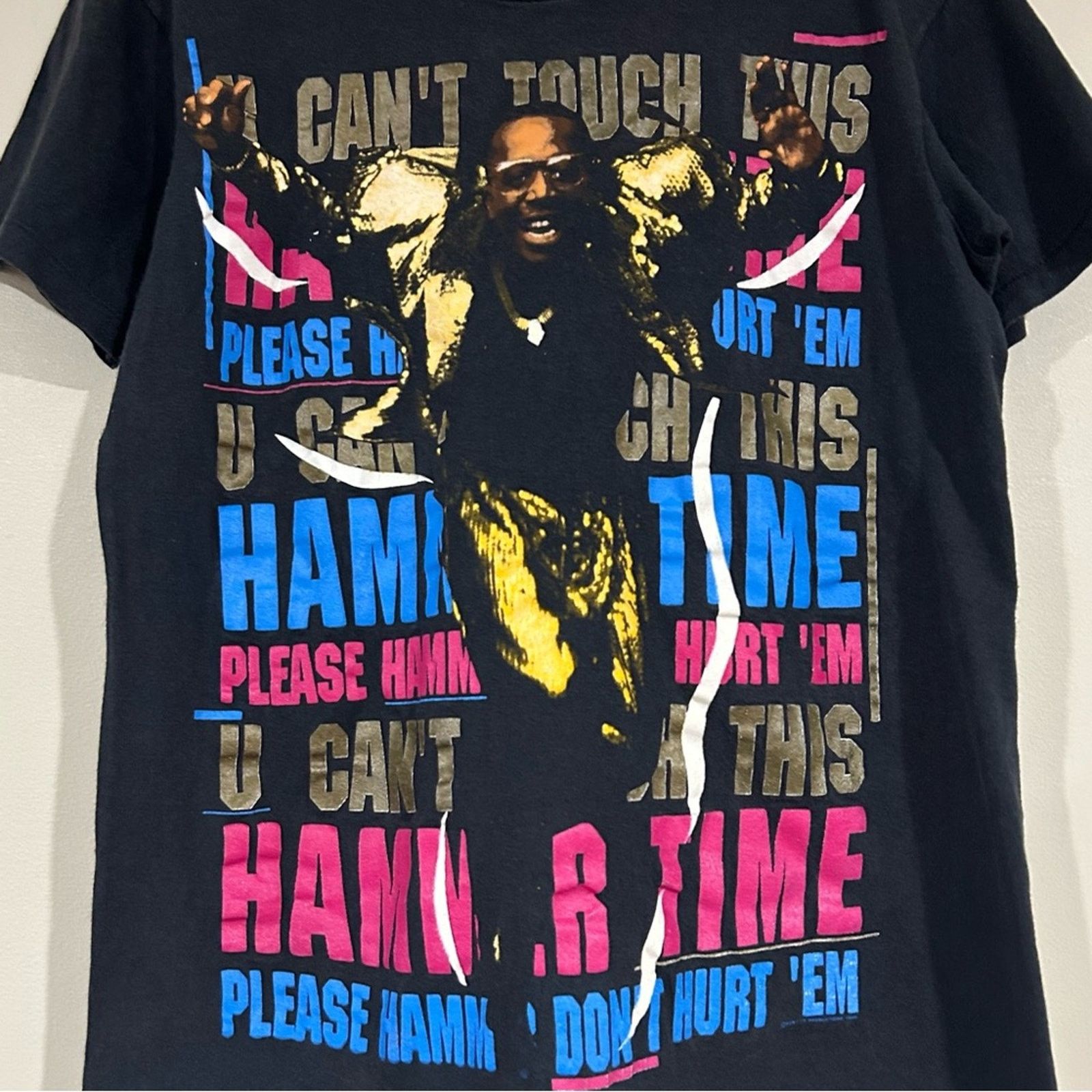 Hanes Vintage 1990 MC Hammer U Can’t Touch This Rap Shirt Size US S / EU 44-46 / 1 - 2 Thumbnail