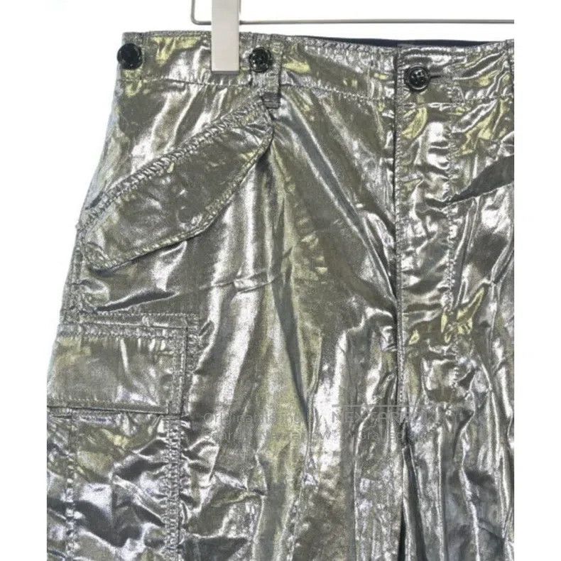 Junya Watanabe Junya Watanabe size M Silver Pants Work Pants Size US 27 - 5 Thumbnail