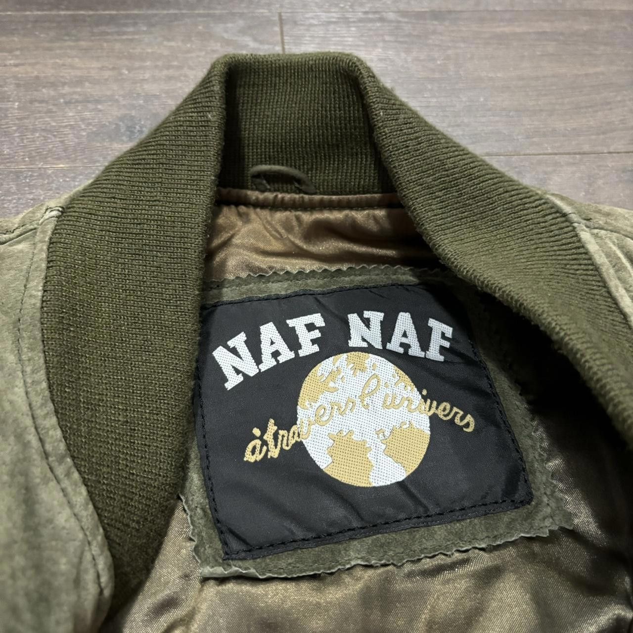 Designer Vintage Asnn Naf Naf Team Suede Jacket 90s XL Size US XL / EU 56 / 4 - 8 Thumbnail