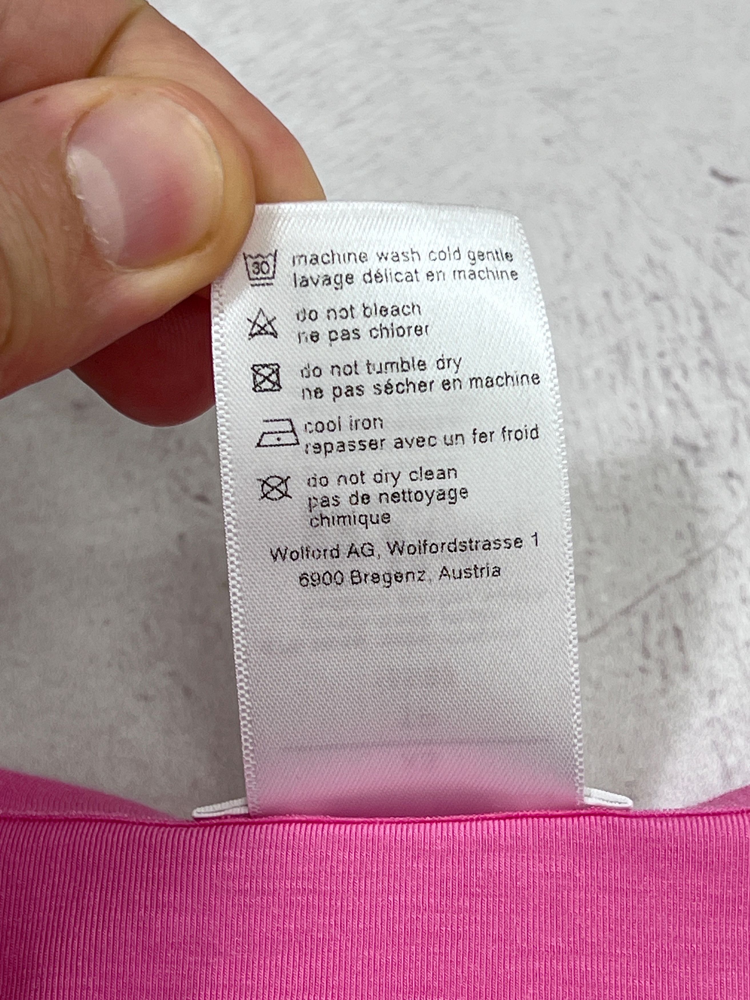Designer × Mugler × Wolford Mugler Wolford T-Shirt Women Ladies Basic Pink Size XS / US 0-2 / IT 36-38 - 10 Thumbnail