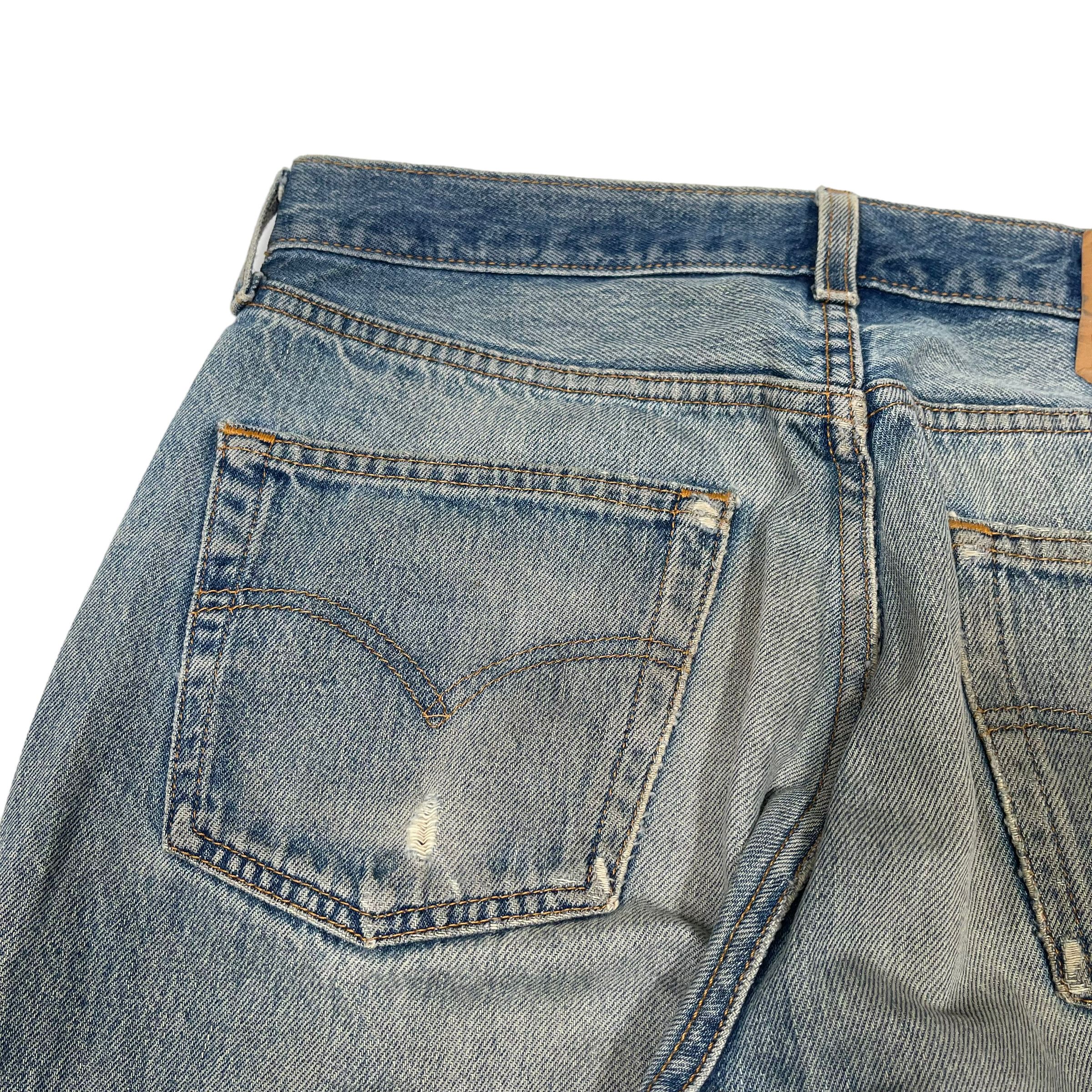 Levi's × Levi's Vintage Clothing × Vintage Vintage 1990s Levi's 501 Light Washed Classic Denim Pants Size US 31 - 9 Thumbnail