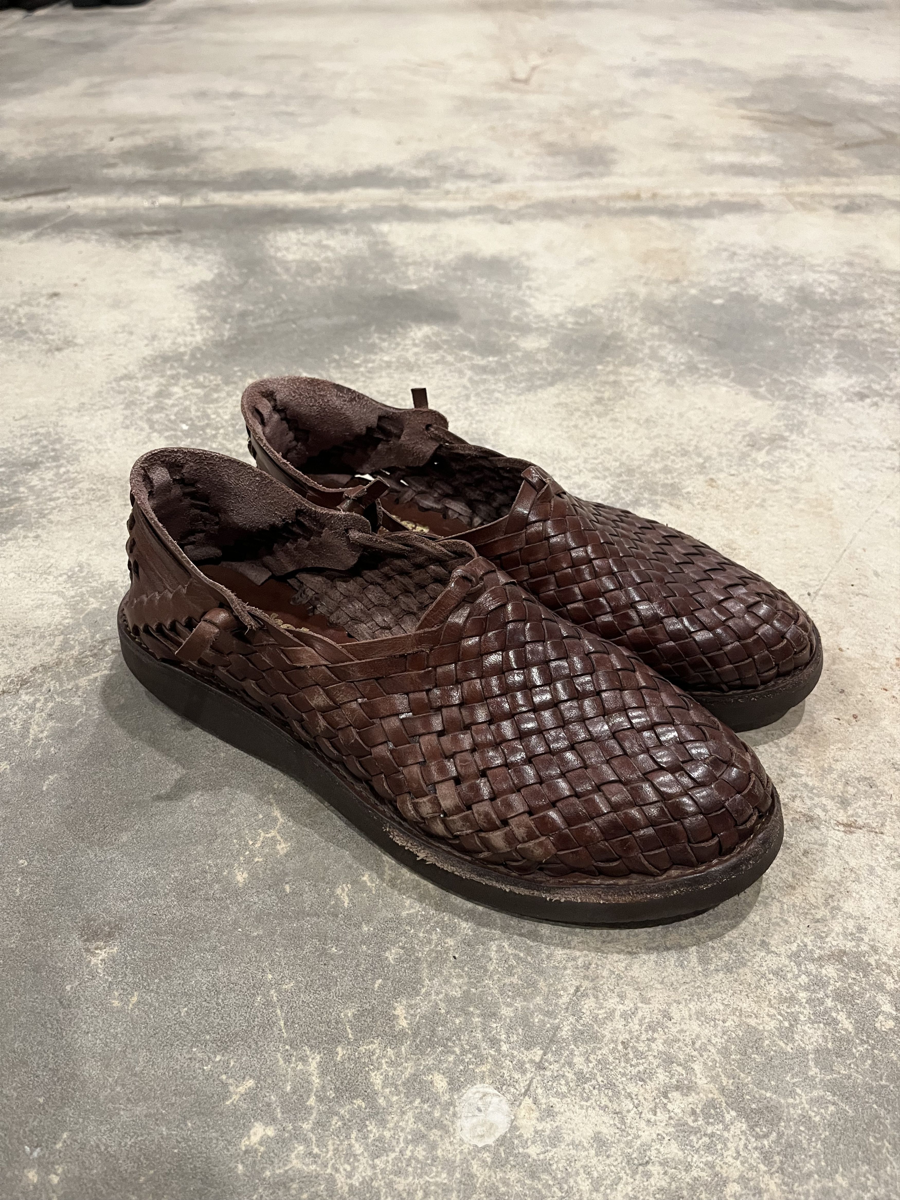 Yuketen Leo Woven Leather Sandals | Grailed