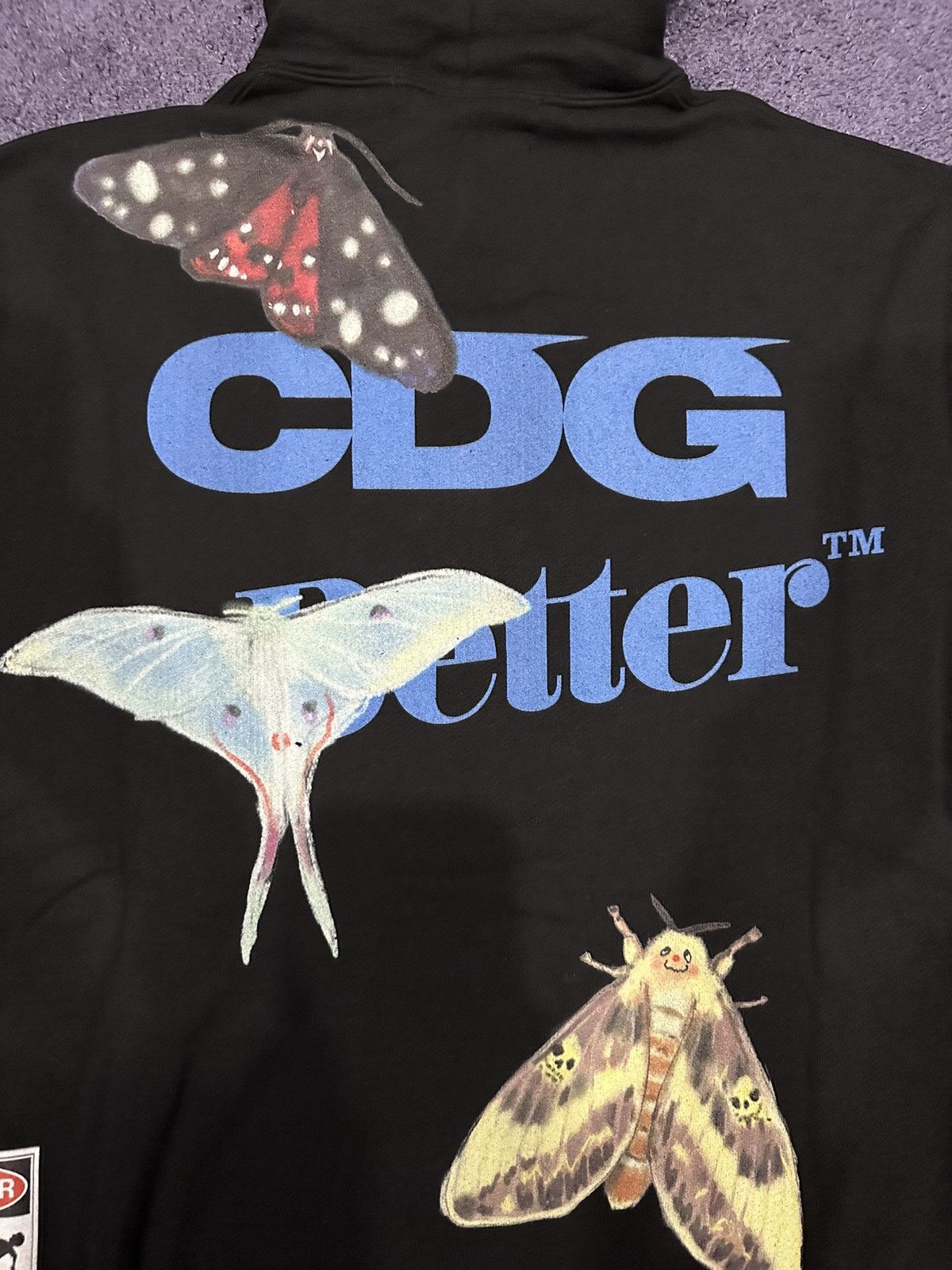 CDG by Comme des Garcons CDG x Better Butterfly Hoodie Size US S / EU 44-46 / 1 - 5 Thumbnail