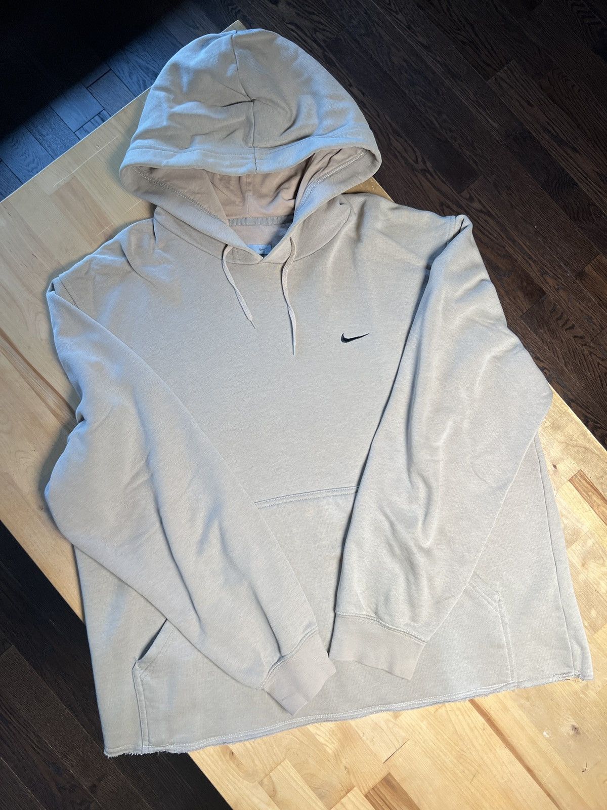 Nike Tan Mini Swoosh Nike Hoodie Size US M / EU 48-50 / 2 - 1 Thumbnail