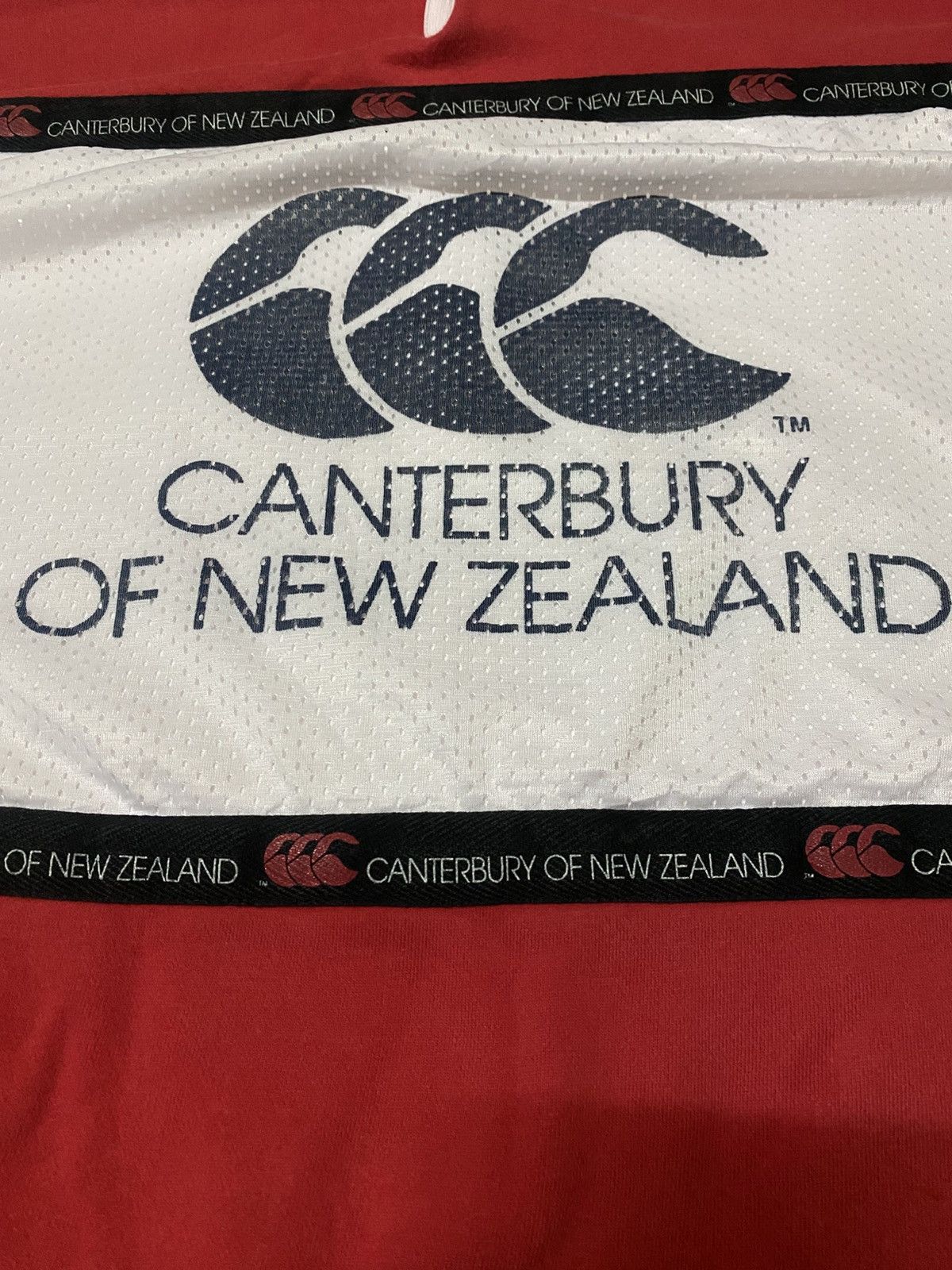 Canterbury of New Zealand Vintage 90s Canterbury Of NZ Big Spellout Polo Rugby Jersey. Size US XL / EU 56 / 4 - 5 Thumbnail