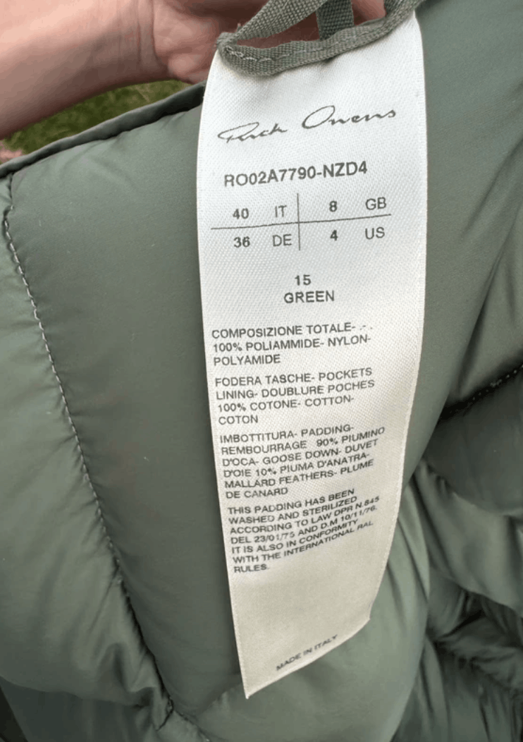 Rick Owens Rick Owens Jacket Vest Coat Puffer FW2021 Prong Gown Size S / US 4 / IT 40 - 4 Thumbnail