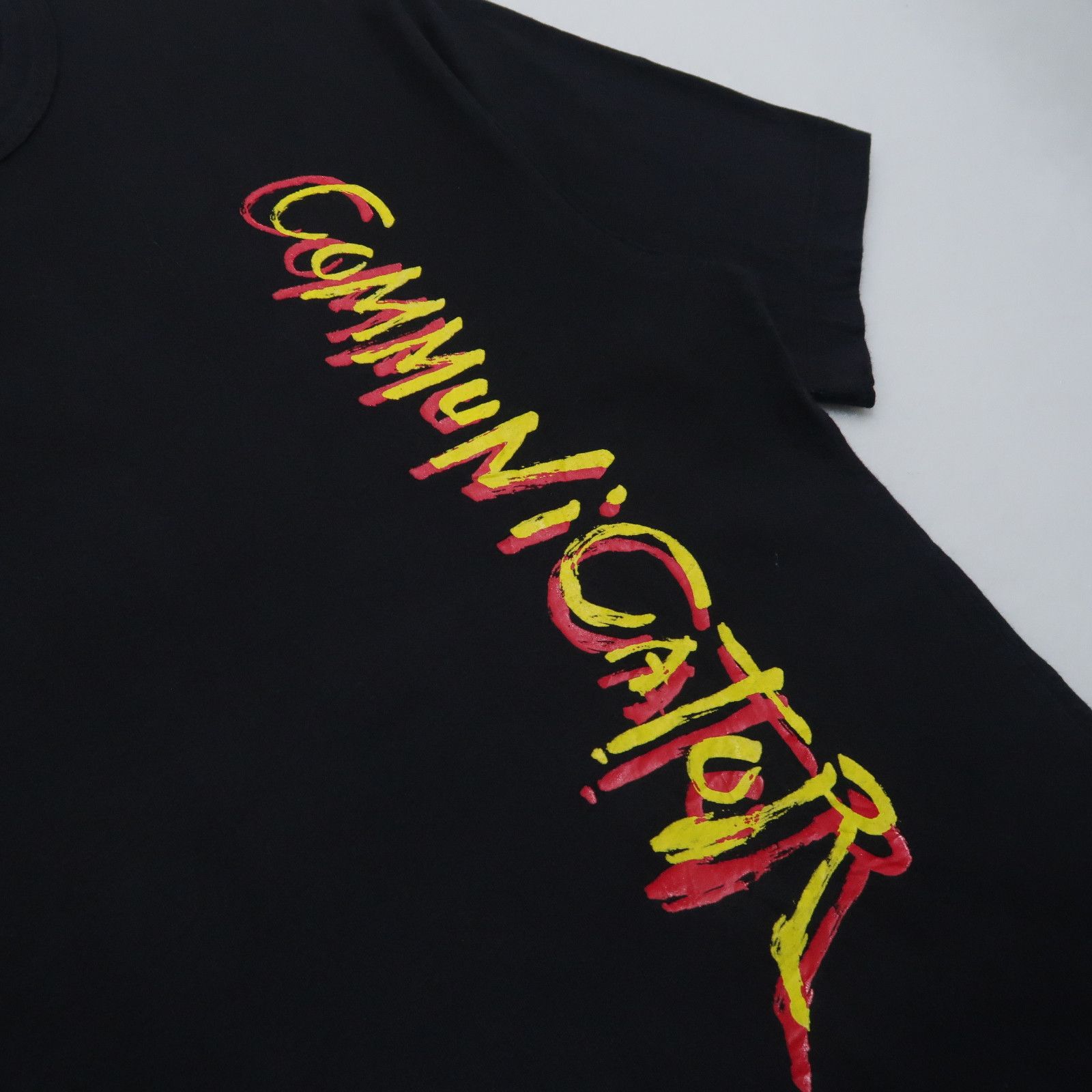 Comme des Garcons VTG Comme des Garcons Shirt Psychedelic Communicator T-Shirt Size US L / EU 52-54 / 3 - 6 Thumbnail