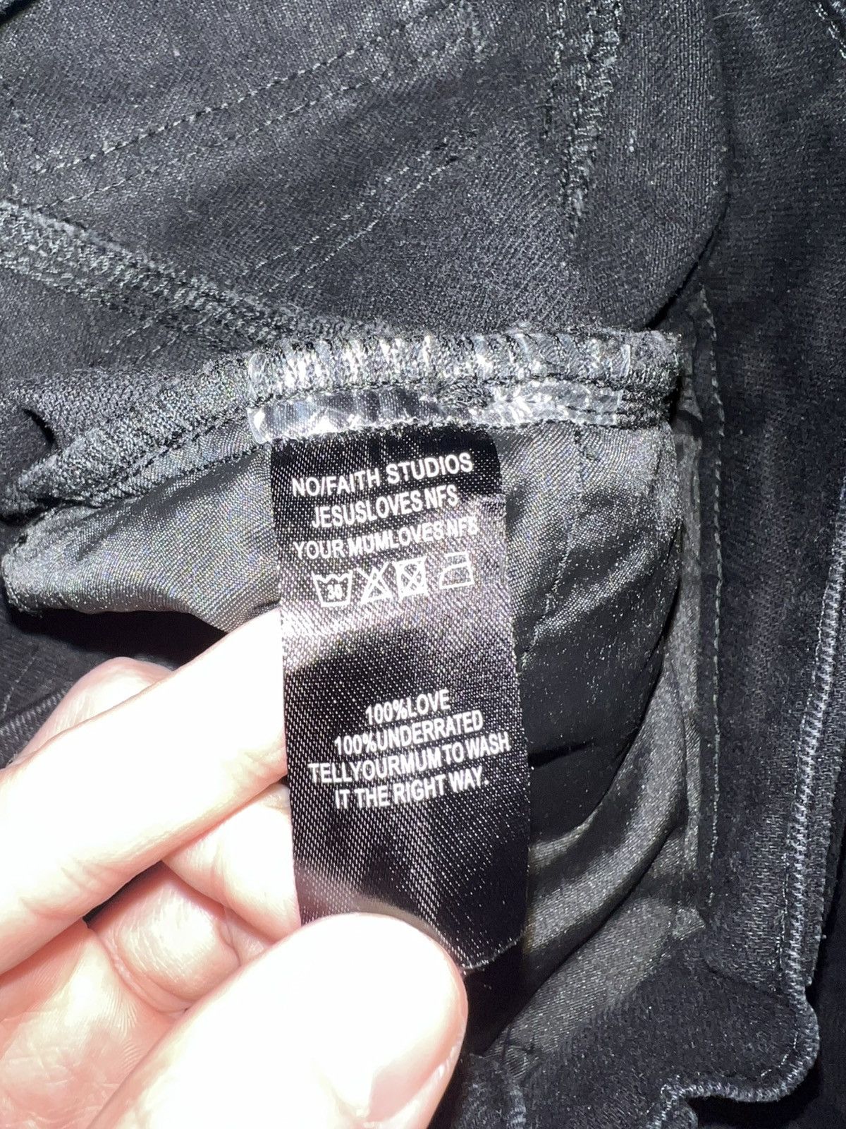 No Faith Studios No Faith Studios Black Dune Denim Size US 32 / EU 48 - 5 Thumbnail
