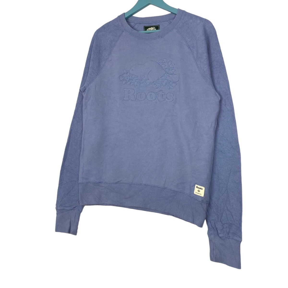 Roots × Vintage Vintage Roots Embroided Crewneck Blue Sweatshirt Size S Size S / US 4 / IT 40 - 2 Thumbnail