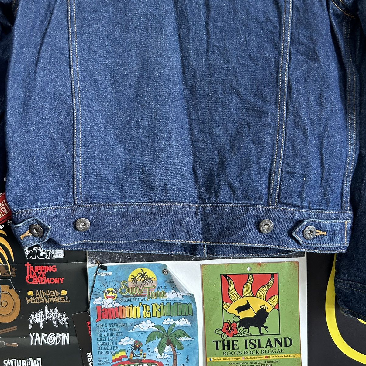 Vintage Vintage GU Denim Distressed Denim Jacket Size M / US 6-8 / IT 42-44 - 9 Thumbnail
