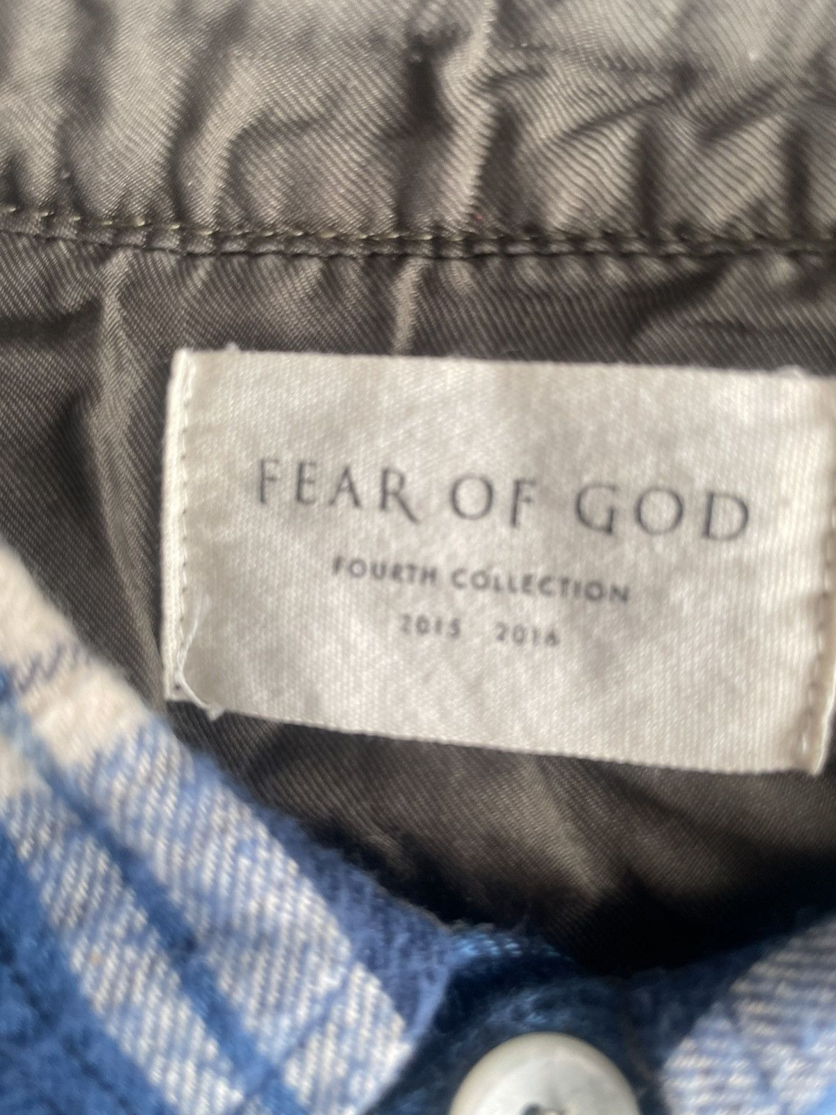 Fear of God Fear of God 4th Collection Sleeveless Flannel Size US XL / EU 56 / 4 - 3 Thumbnail