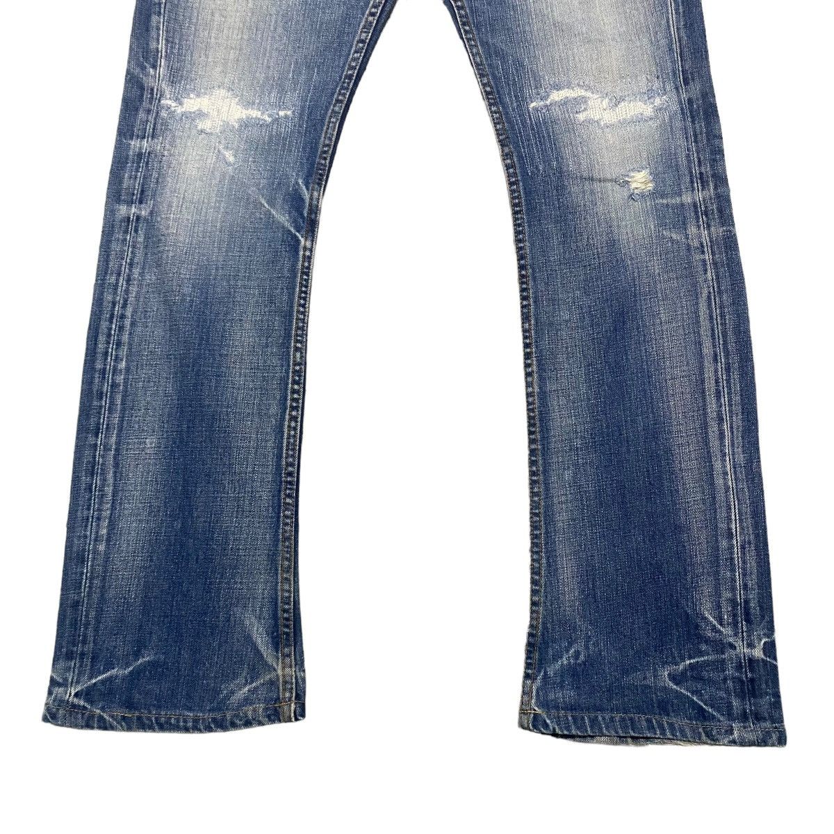 JACKROSE Jackrose Distressed Denim Flare Jeans Size US 31 - 8 Thumbnail
