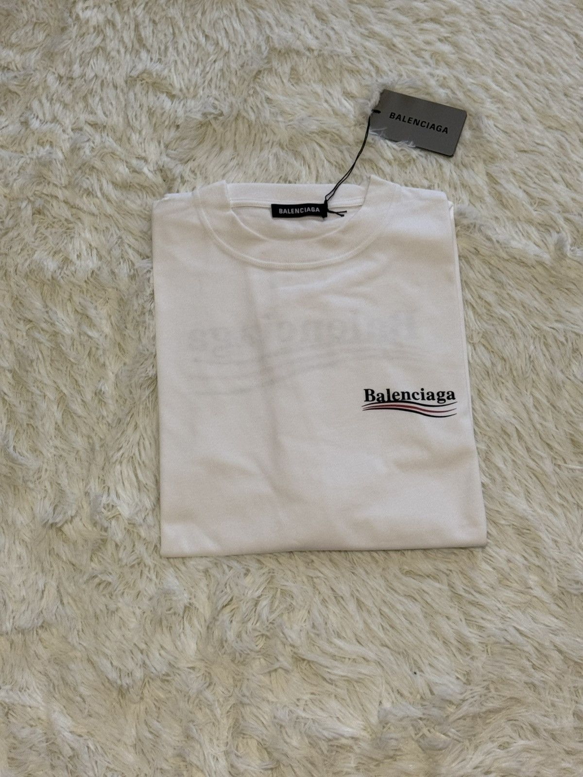 Balenciaga Balenciaga white t shirt Size US L / EU 52-54 / 3 - 1 Thumbnail