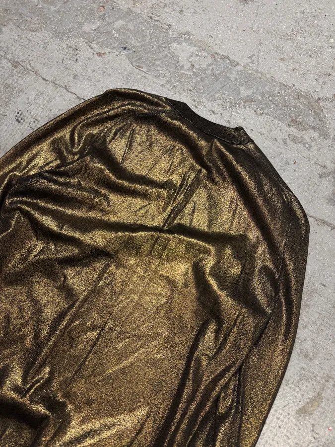 Balmain × Designer × Vintage AW2015 Balmain Golden Buttons Shiny Sweater Size S / US 4 / IT 40 - 3 Thumbnail