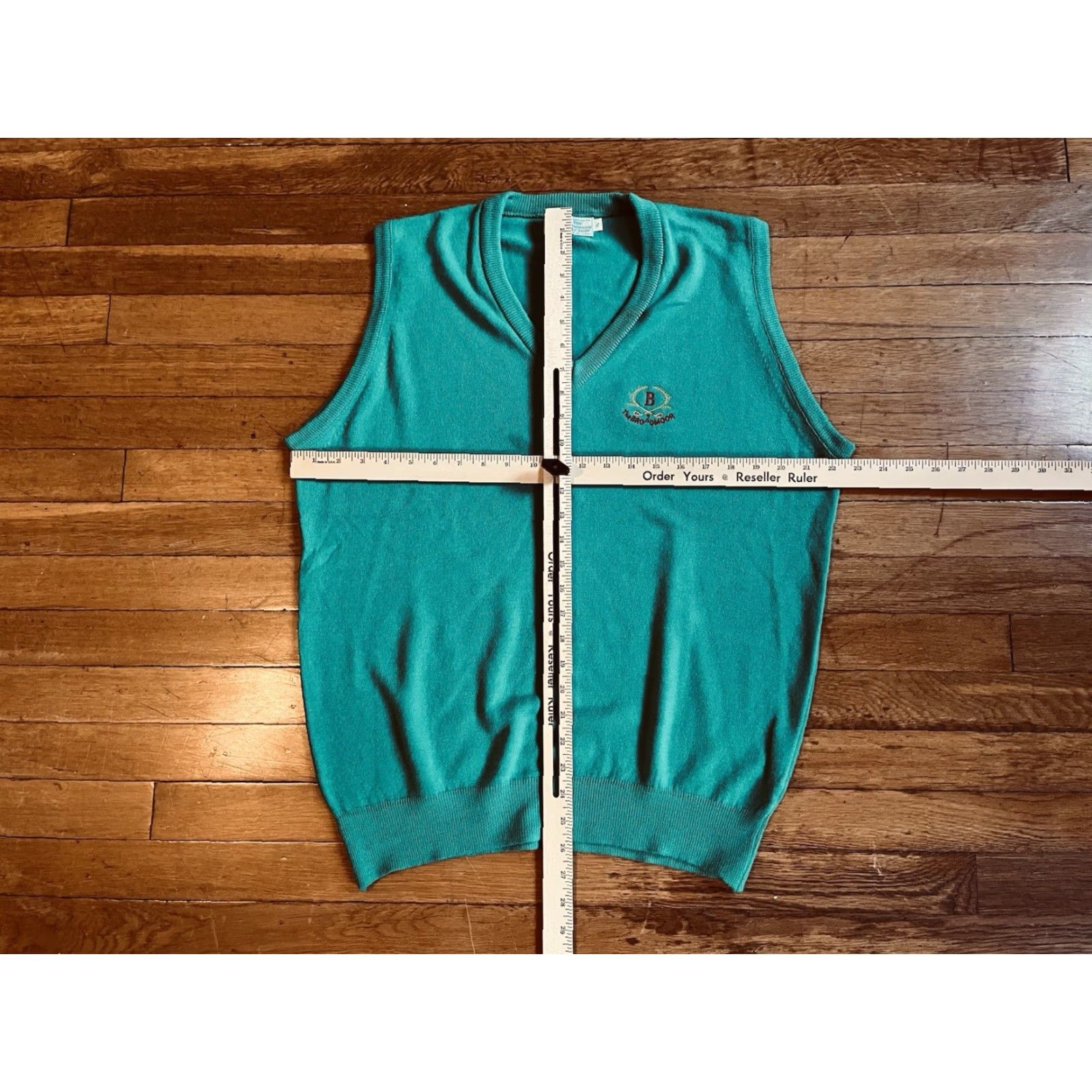 Vintage VINTAGE The Broadmoor Golf Shop Sweater Vest Men’s XL Green 90s Size US XL / EU 56 / 4 - 7 Thumbnail