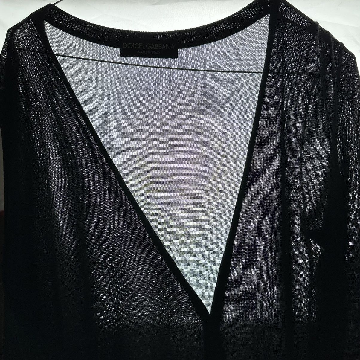Dolce & Gabbana DOLCE GABBANA Black Button-Up V-neck Cardigan Size M / US 6-8 / IT 42-44 - 15 Thumbnail