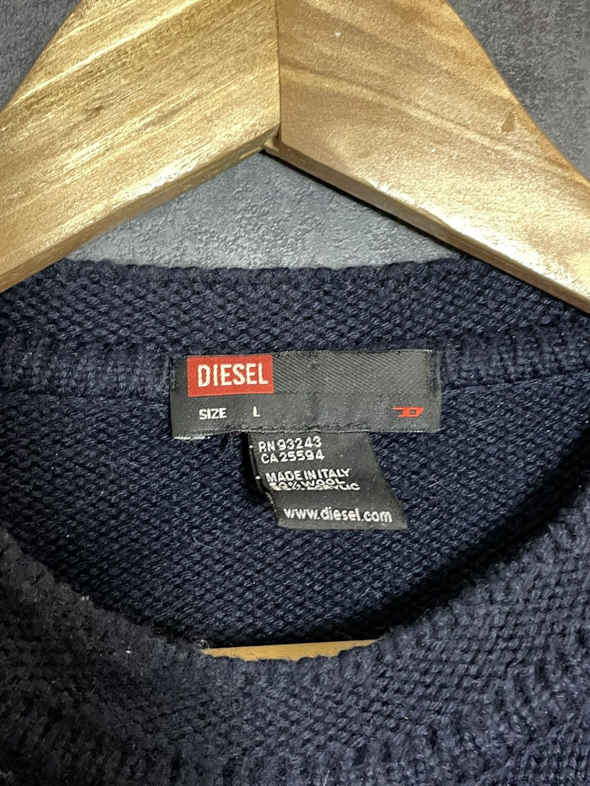 Diesel Vintage Diesel Logo Knit Sweater Jumper Crewneck ysl ralph Size US L / EU 52-54 / 3 - 7 Thumbnail