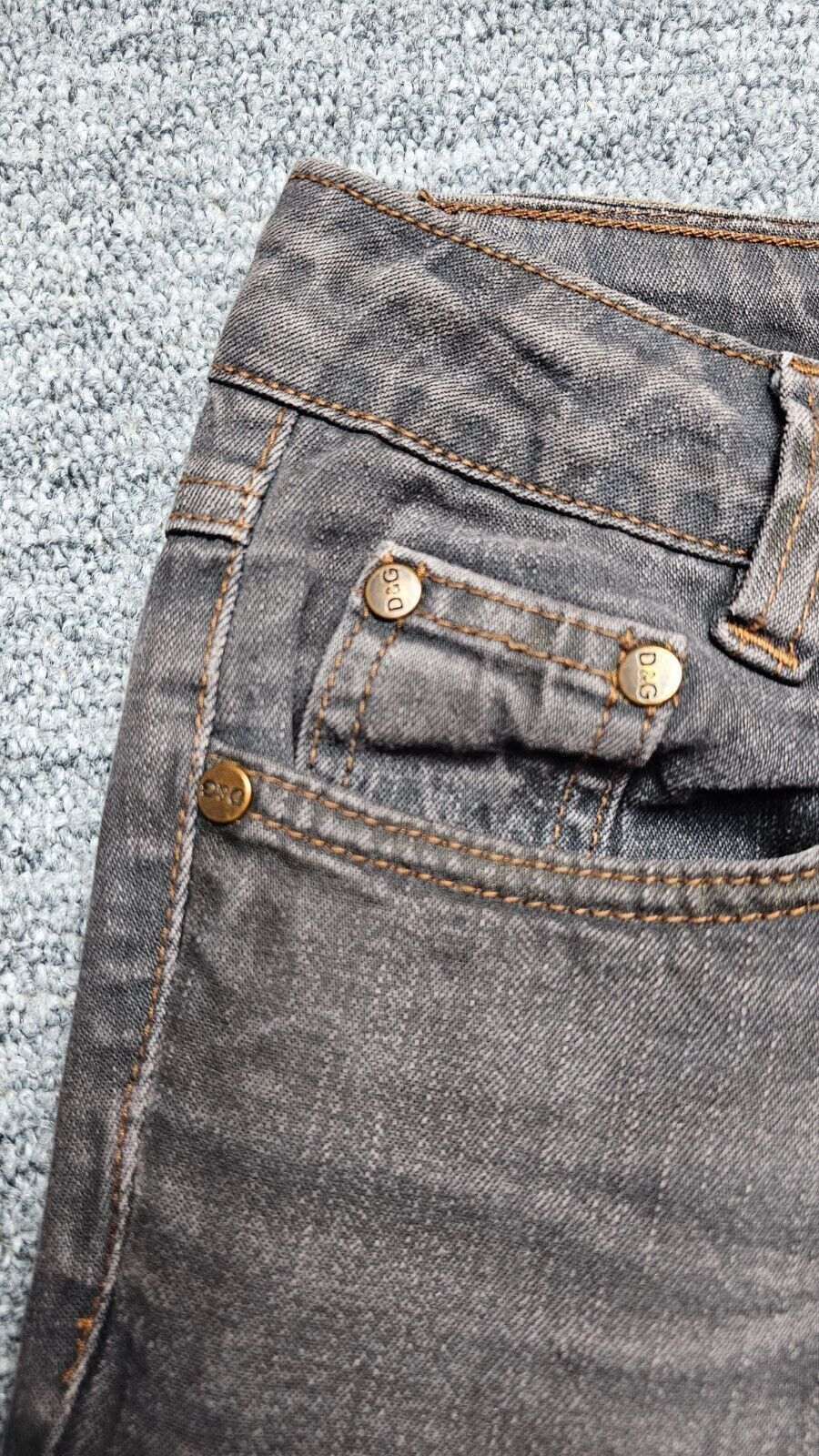 Dolce & Gabbana Vintage Y2K Dolce&Gabbana Gemstone Bell Bottom Jeans 28 Size 28" / US 6 / IT 42 - 18 Thumbnail
