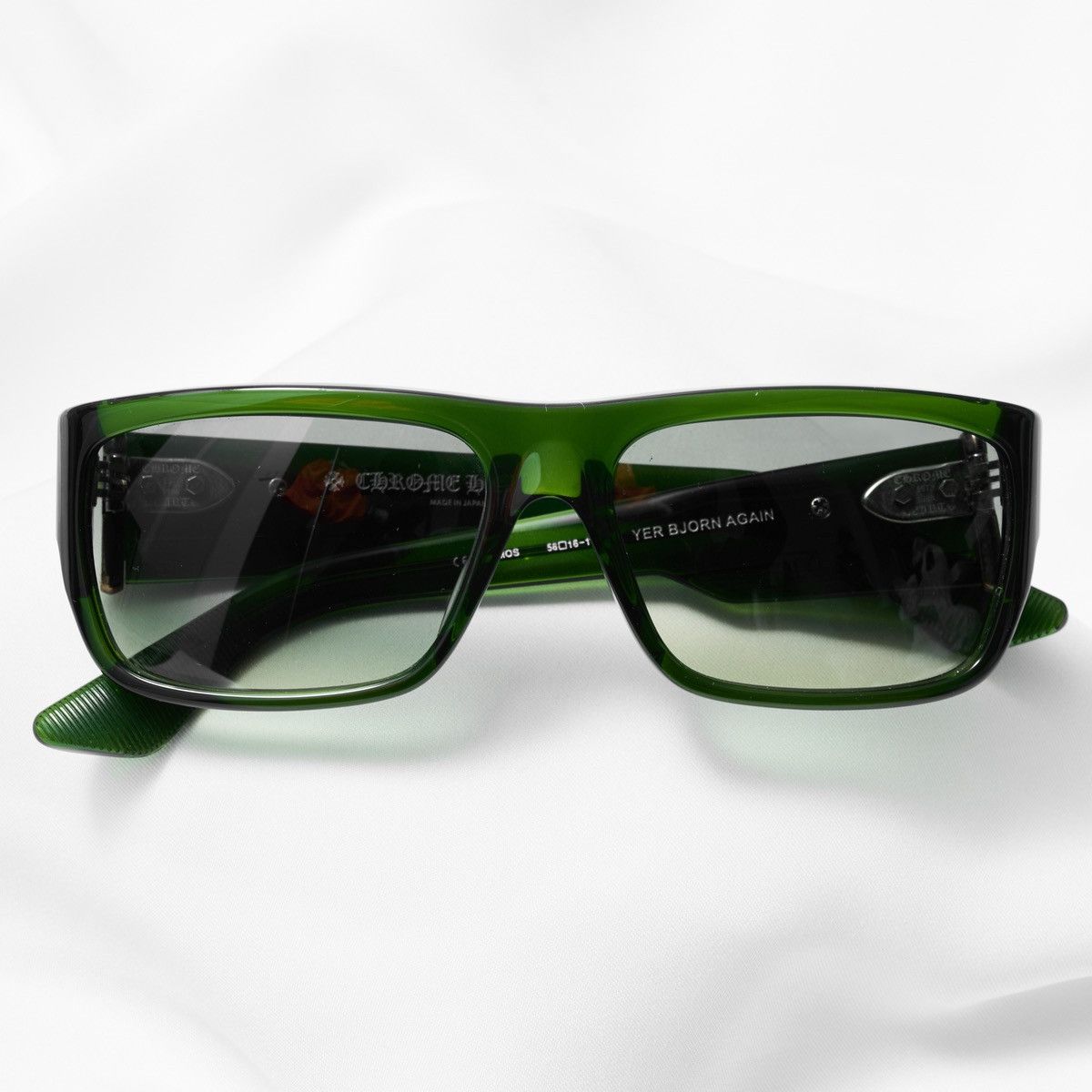 Chrome Hearts CHROME HEARTS YER BJORN AGAIN MOSS SUNGLASSES Size ONE SIZE - 6 Thumbnail