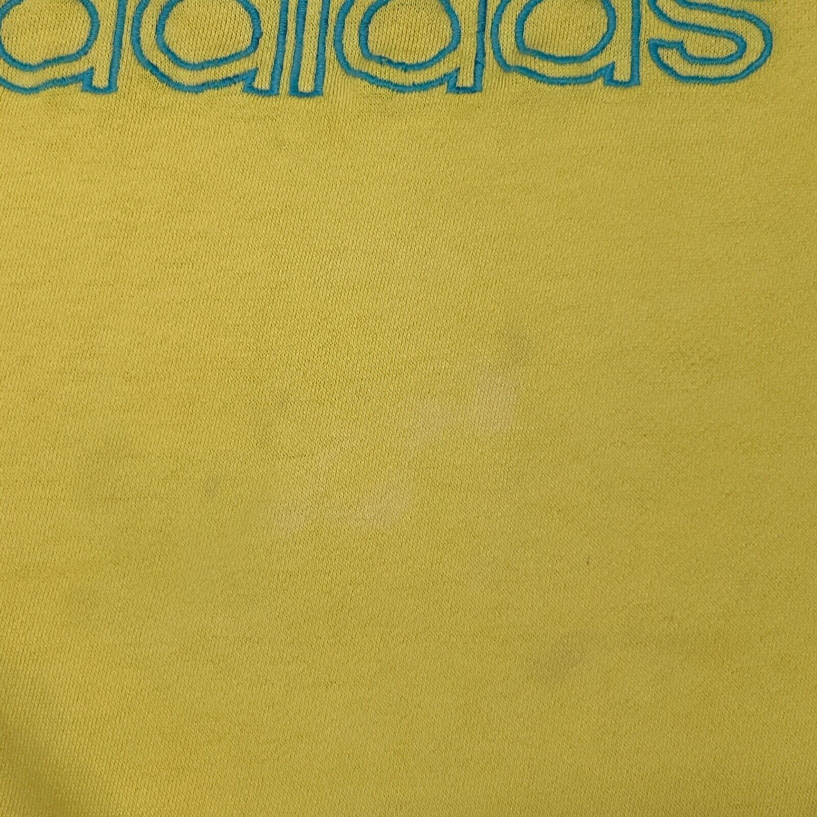Adidas Vintage 90s Adidas Trefoil Sweatshirt Logo Yellow M Medium Size US M / EU 48-50 / 2 - 6 Thumbnail