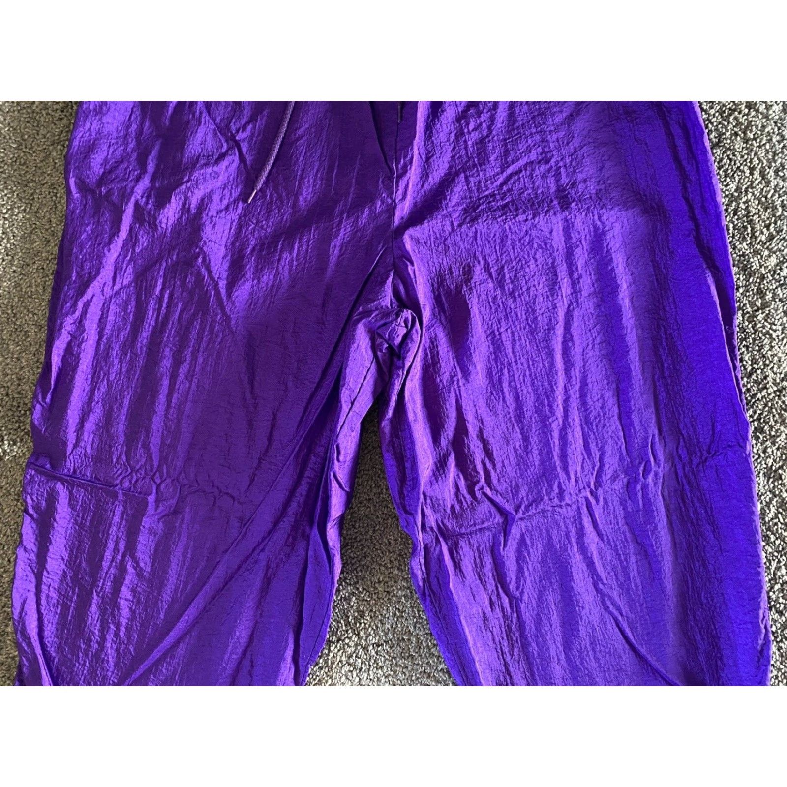 Vintage VINTAGE Milano Sport Windbreaker Pants Purple Men’s L Nylon Shell Pants 90s Outdoor Activewear Men’s Size US 33 - 5 Thumbnail