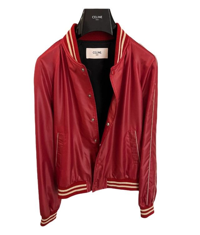 Celine × Hedi Slimane Celine Teddy Jacket College Lightweight Nylon Size US XL / EU 56 / 4 - 1 Preview