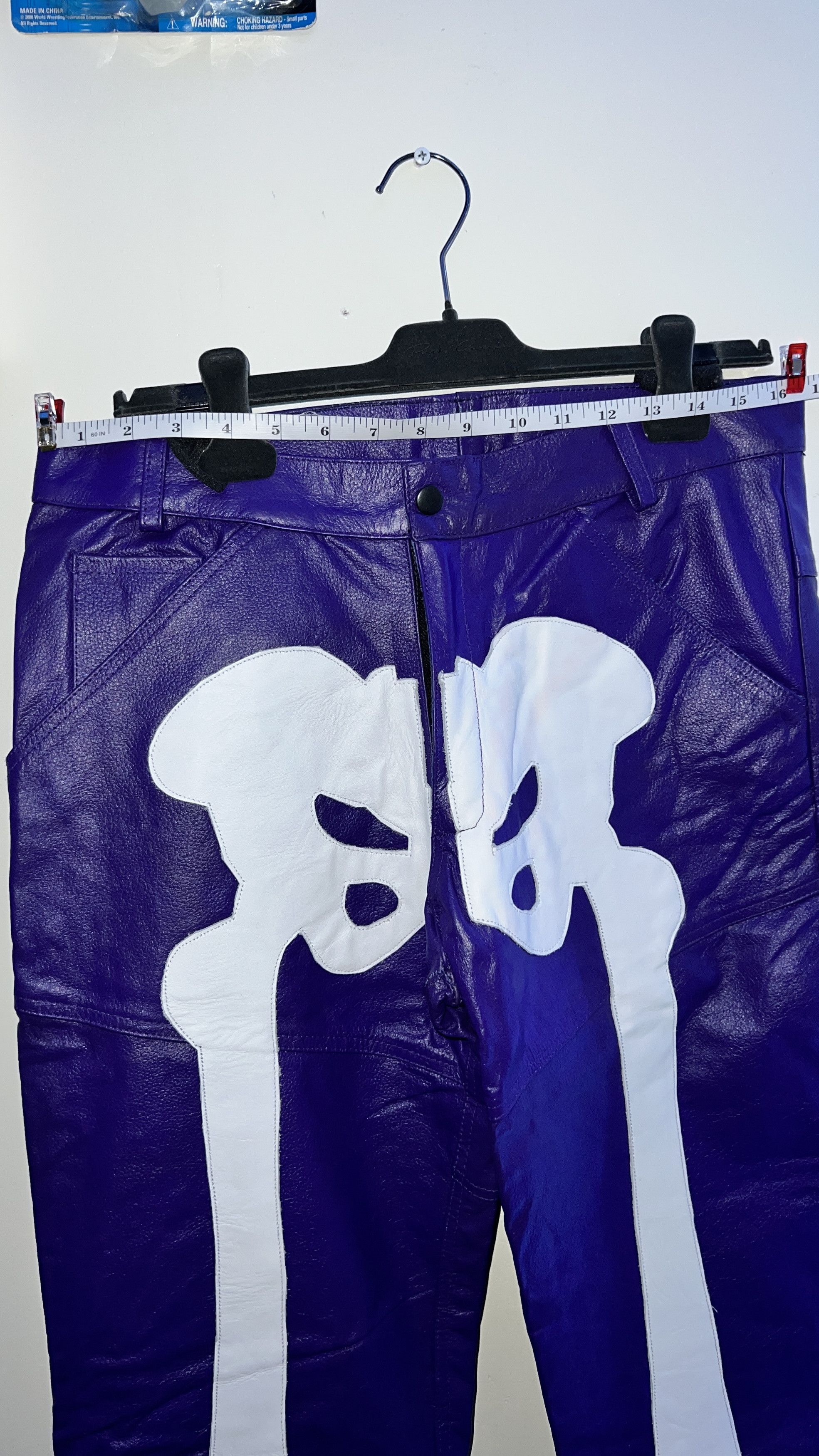 seeingDEADpeople seeingDEADpeople 100% LEATHER PANTS Size US 33 - 2 Thumbnail