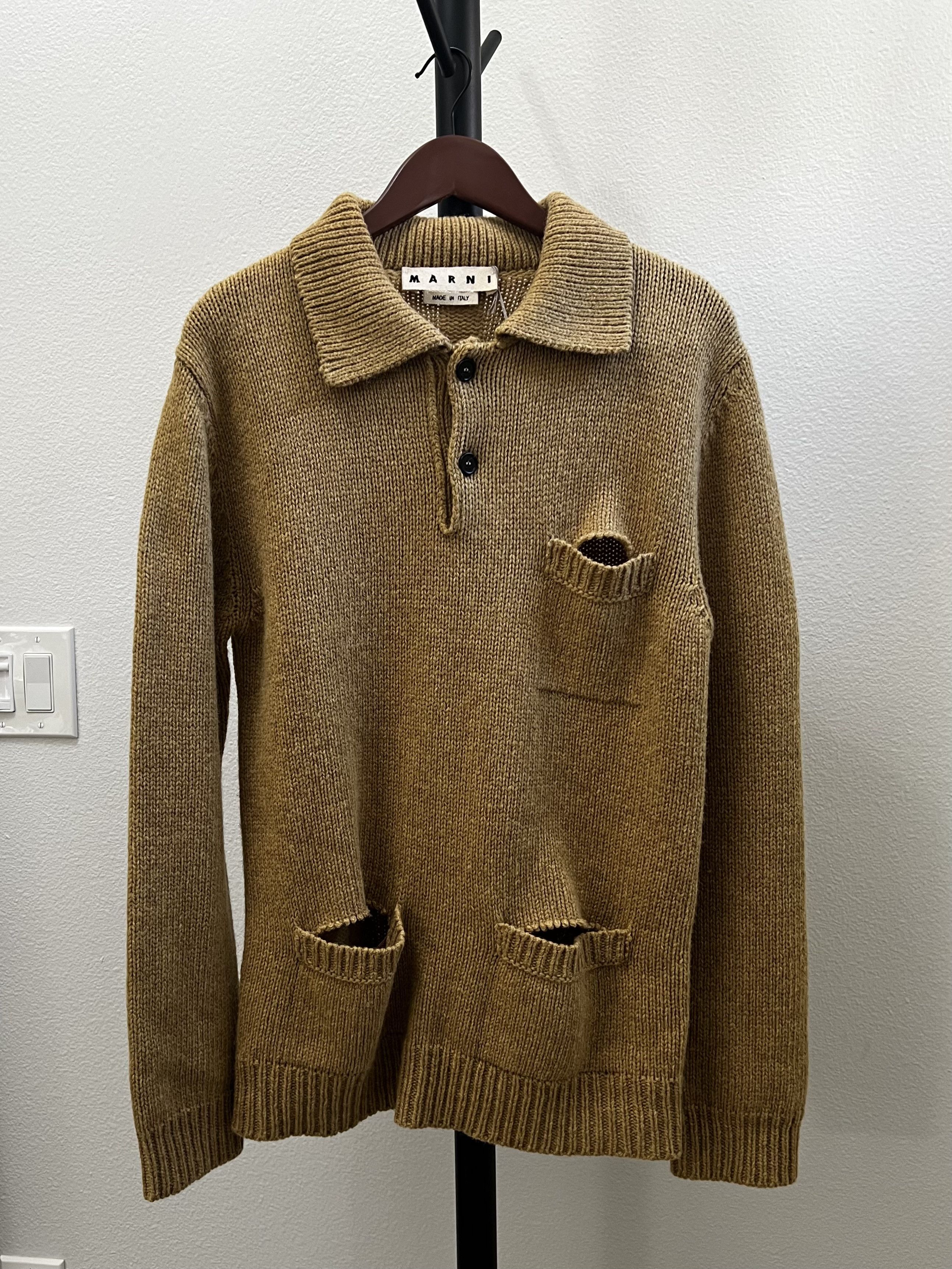 Marni Yellow Sweater Size US M / EU 48-50 / 2 - 1 Thumbnail