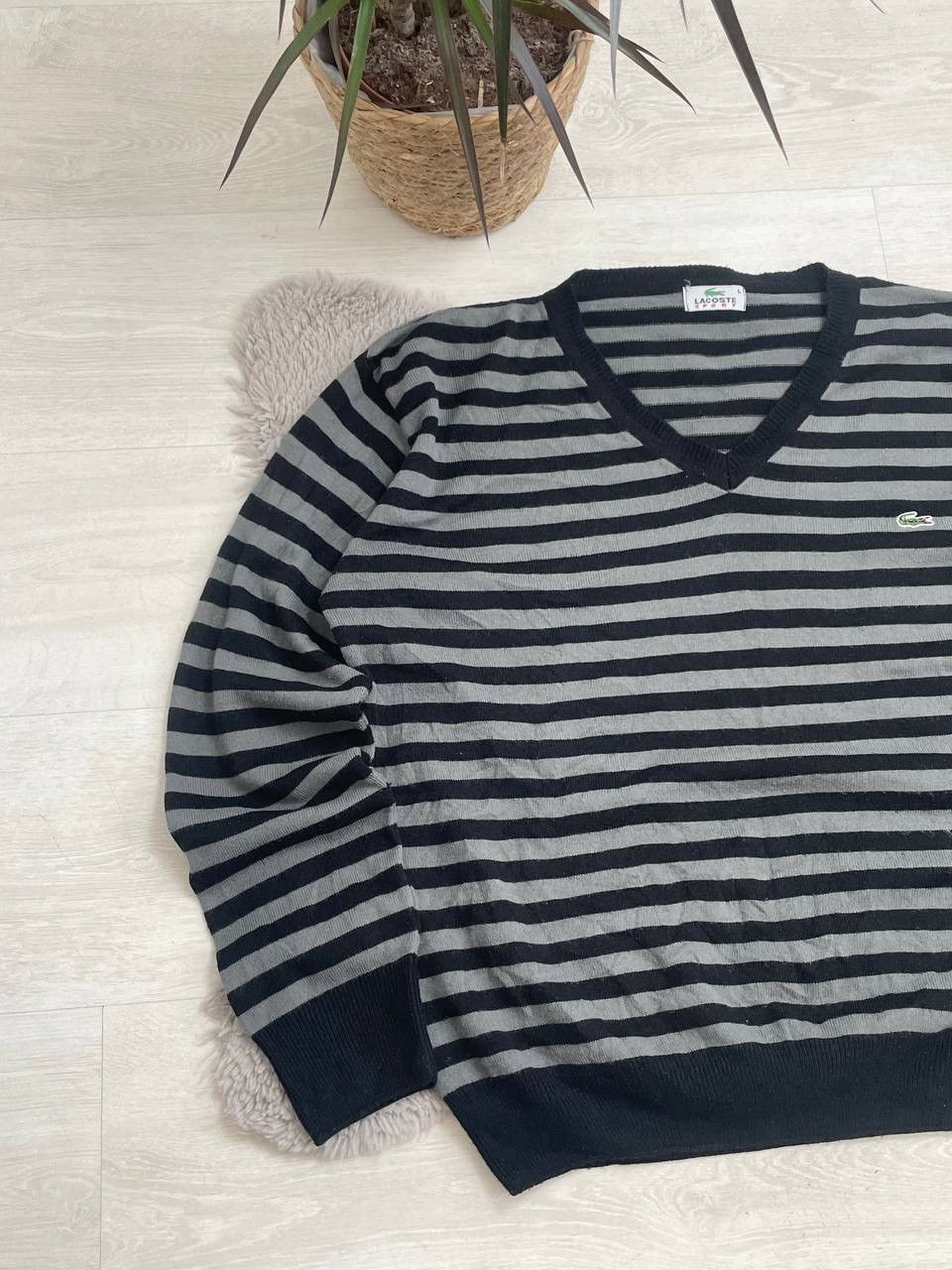 Lacoste × Vintage Lacoste Vintage Sweater Knit Center Logo Y2K Size US L / EU 52-54 / 3 - 4 Thumbnail