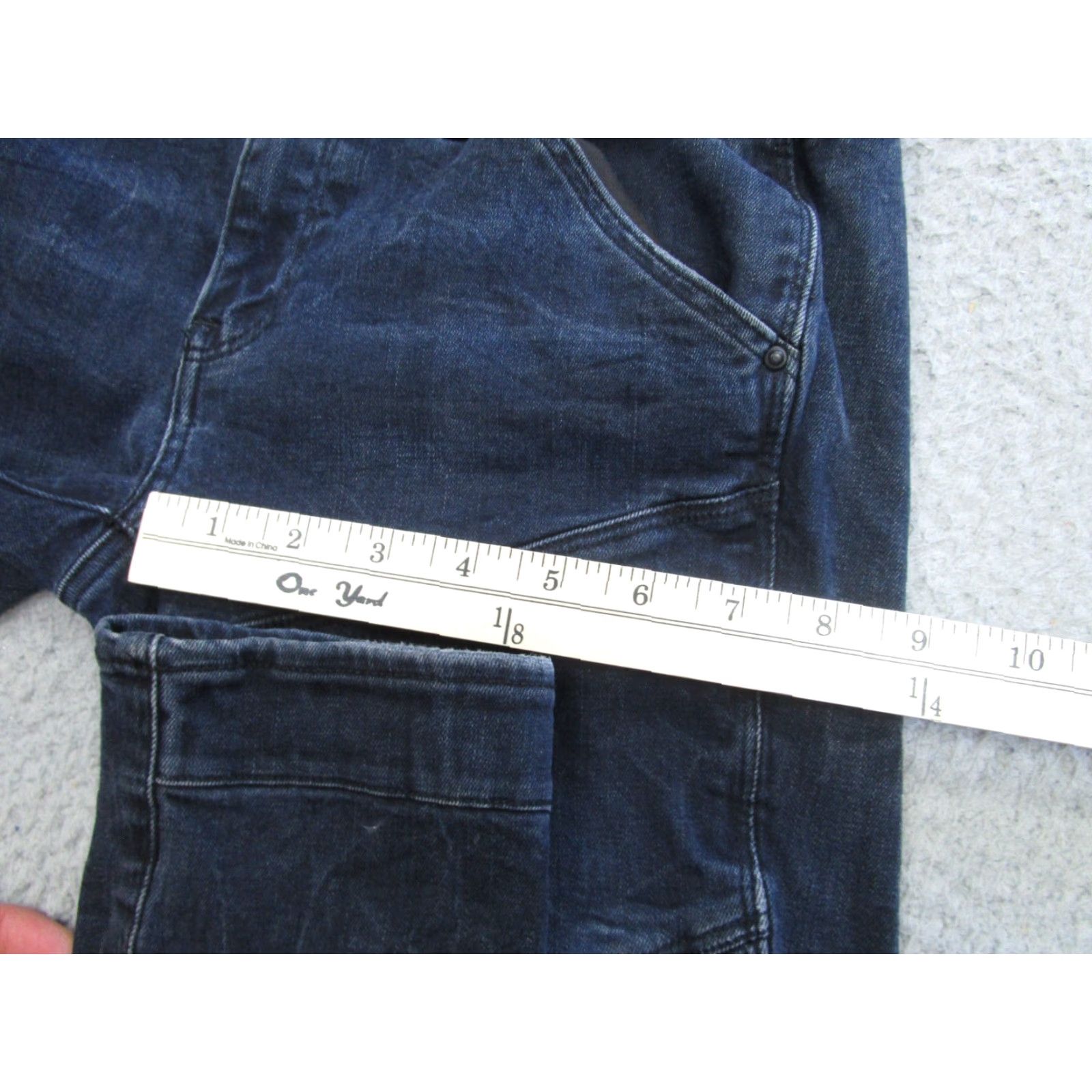 G-Star G-Star Jeans Womens 28 Blue 5620 Custom Mid Skinny Tapered Moto Stacked Jeans Size 28" / US 6 / IT 42 - 7 Thumbnail